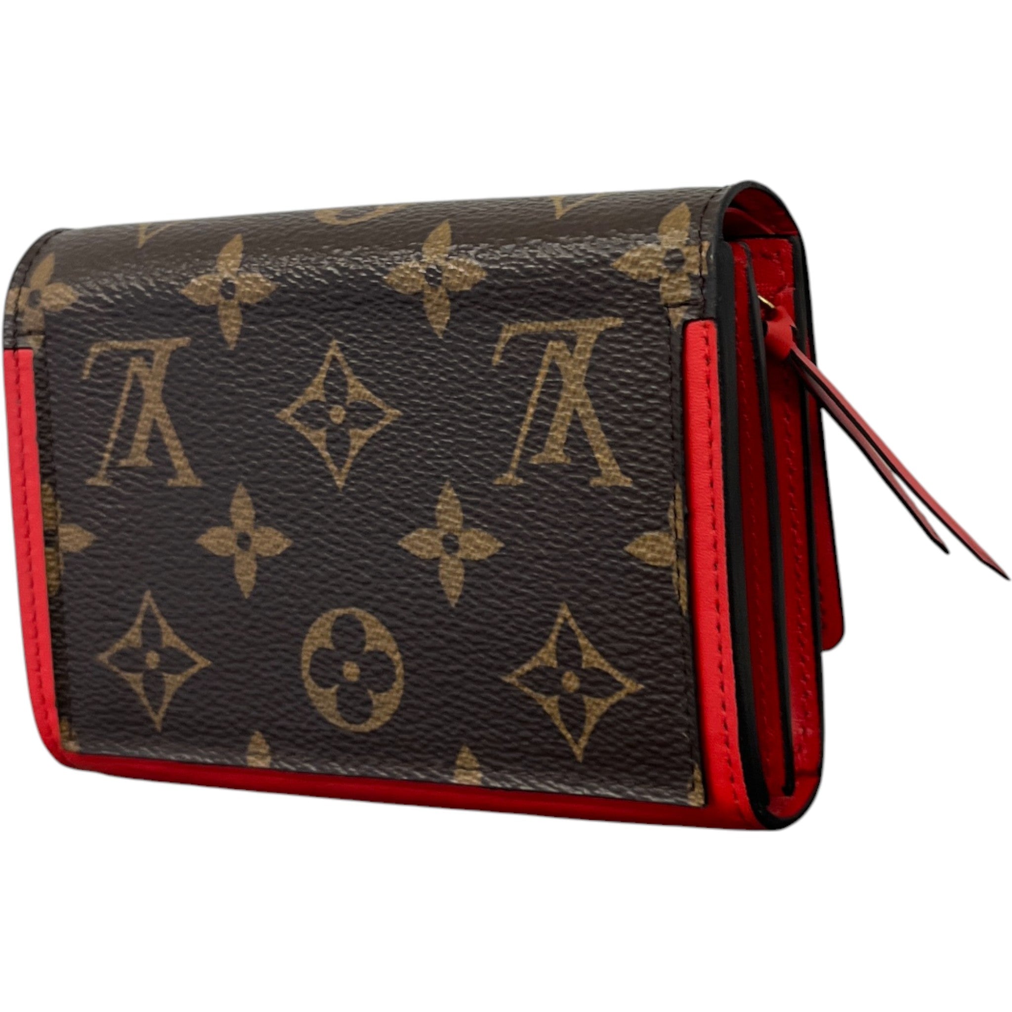 Women's Monogram Portefeuille Flore Compact Wallet Brown