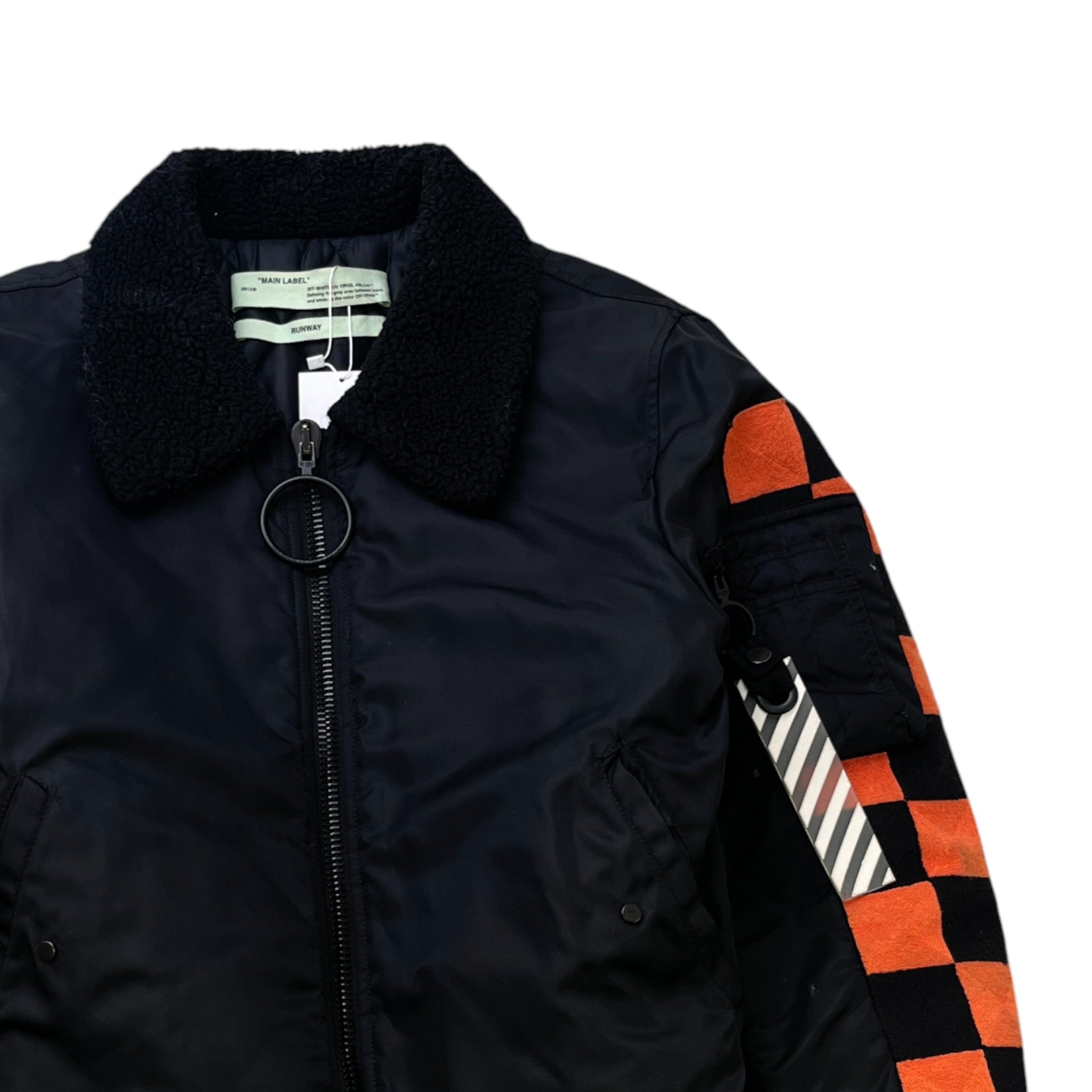 Men's Checker Jacket Black Size M