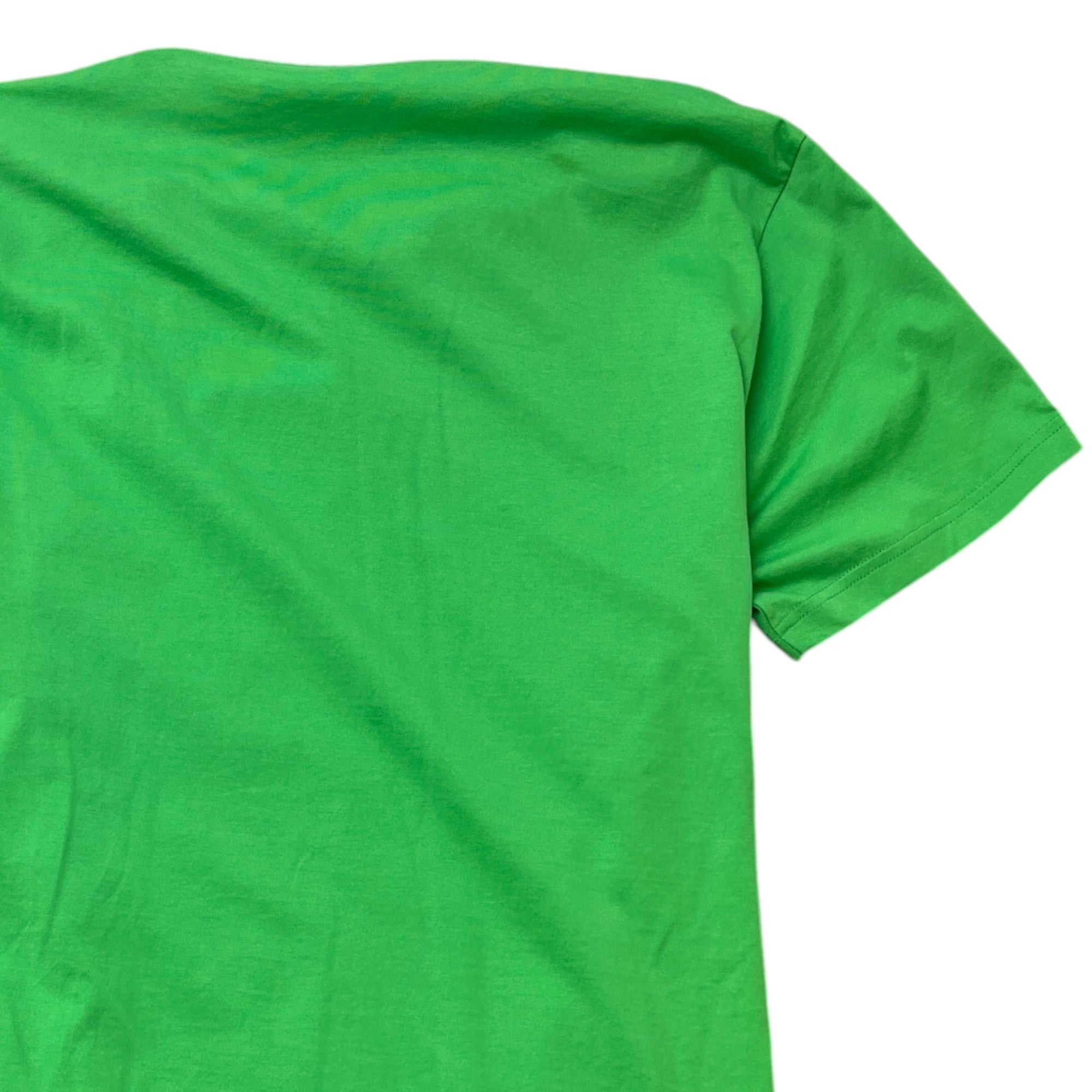 Men's Tape Logo T-Shirt Green Size S
