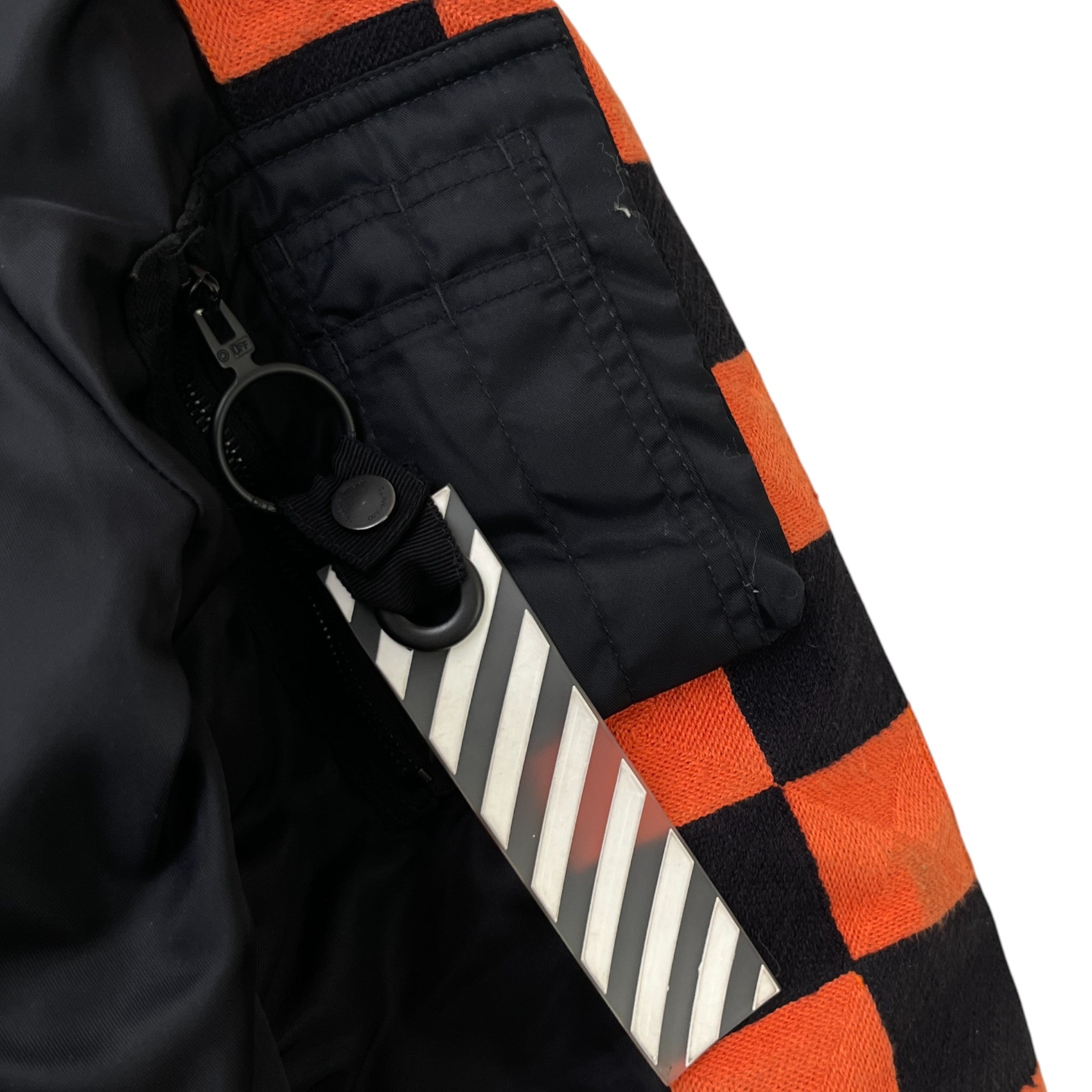 Men's Checker Jacket Black Size M