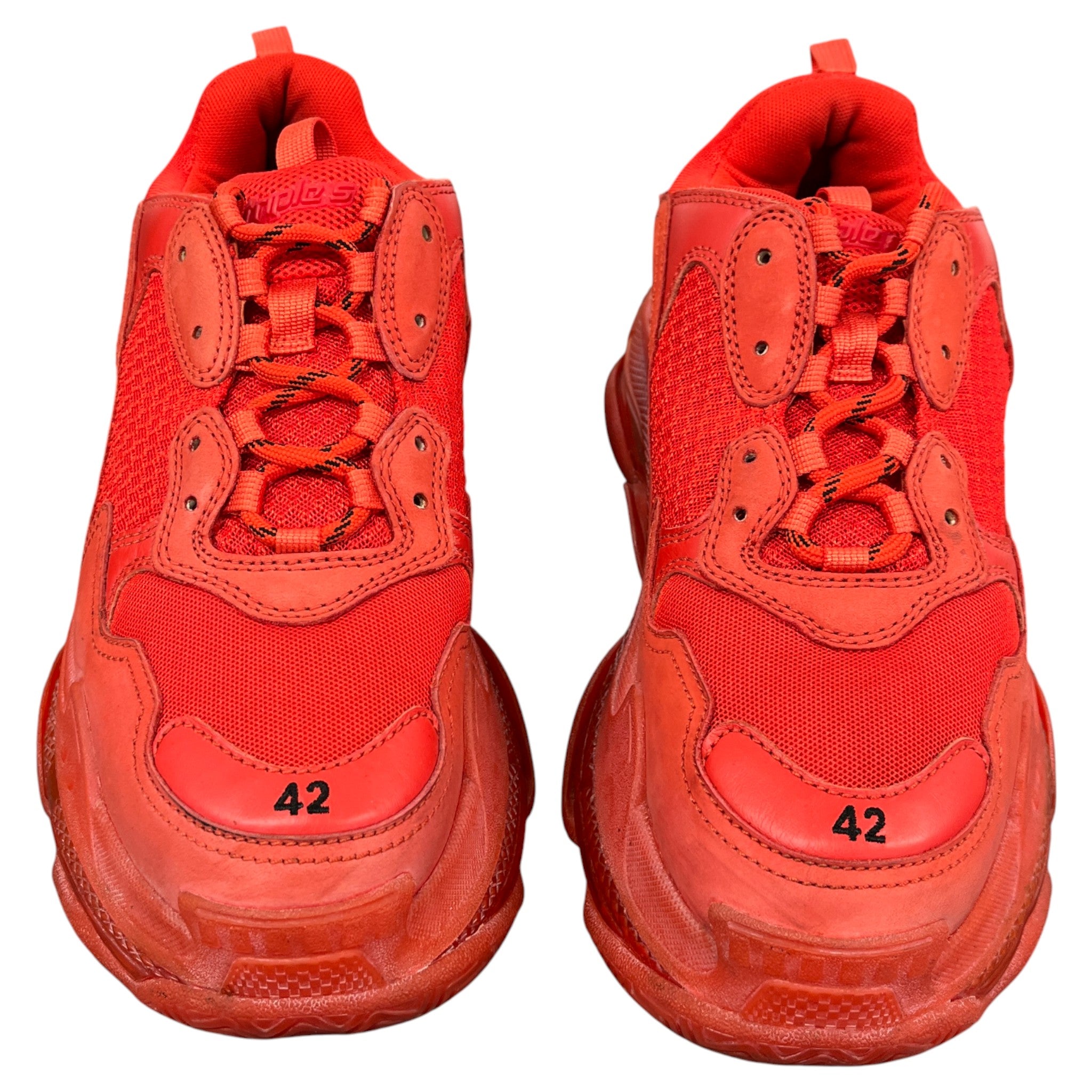 Men's Triple S Low Trainers Red Size EU 42 / UK 8