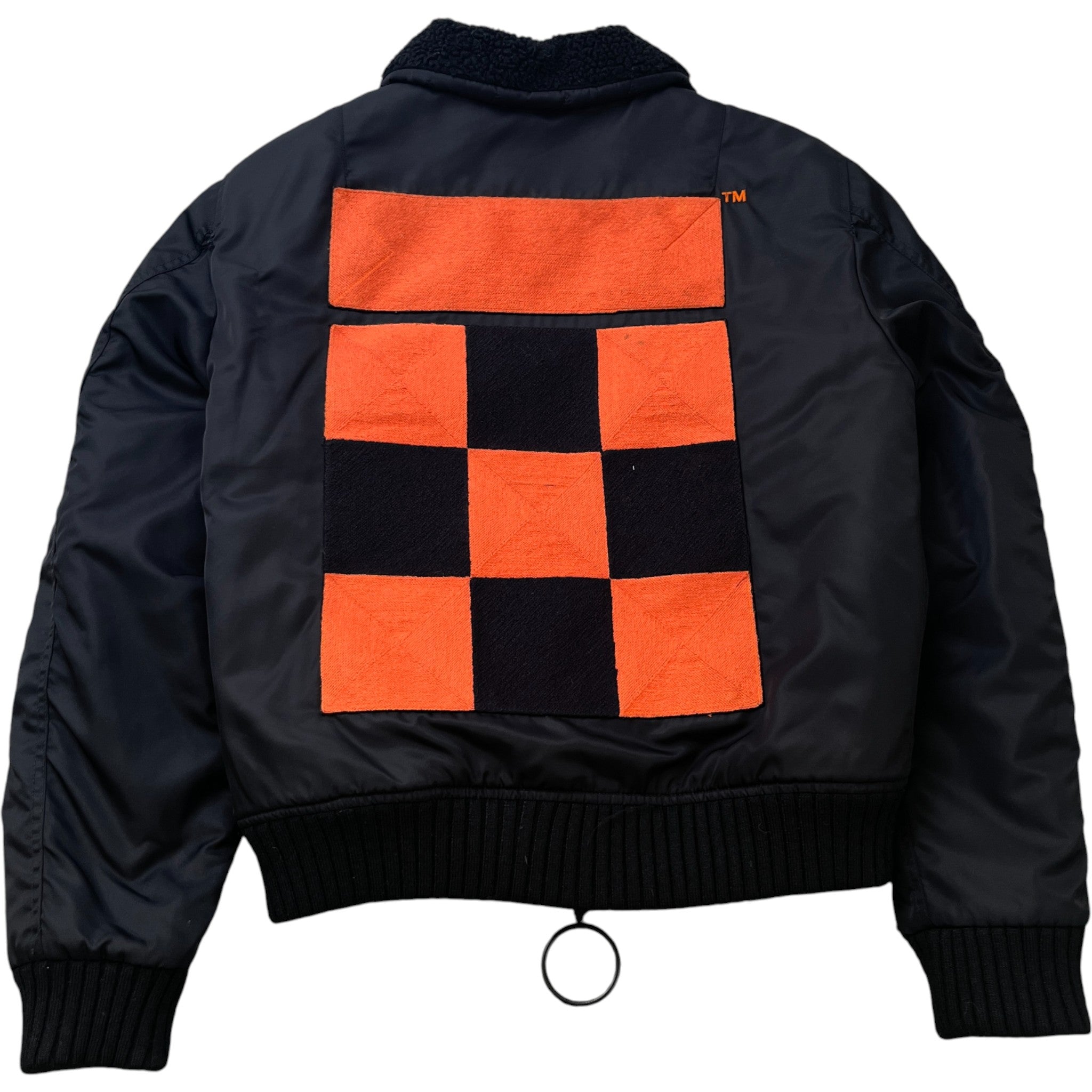 Men's Checker Jacket Black Size M