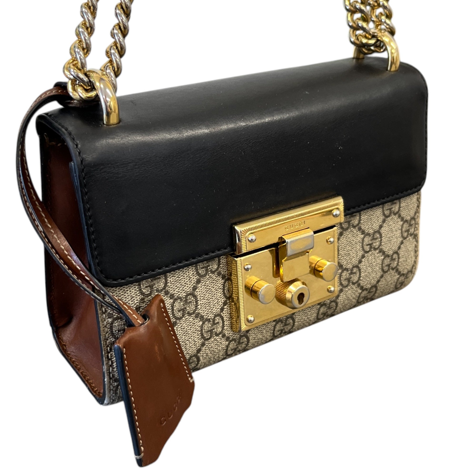 Women's Small Padlock Bag Beige