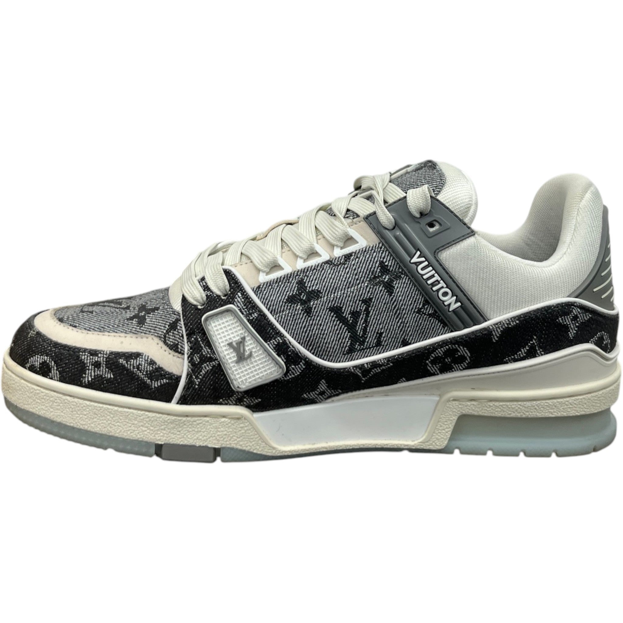 Men's Lv Denim Low Trainers Grey Size EU 41 / UK 7