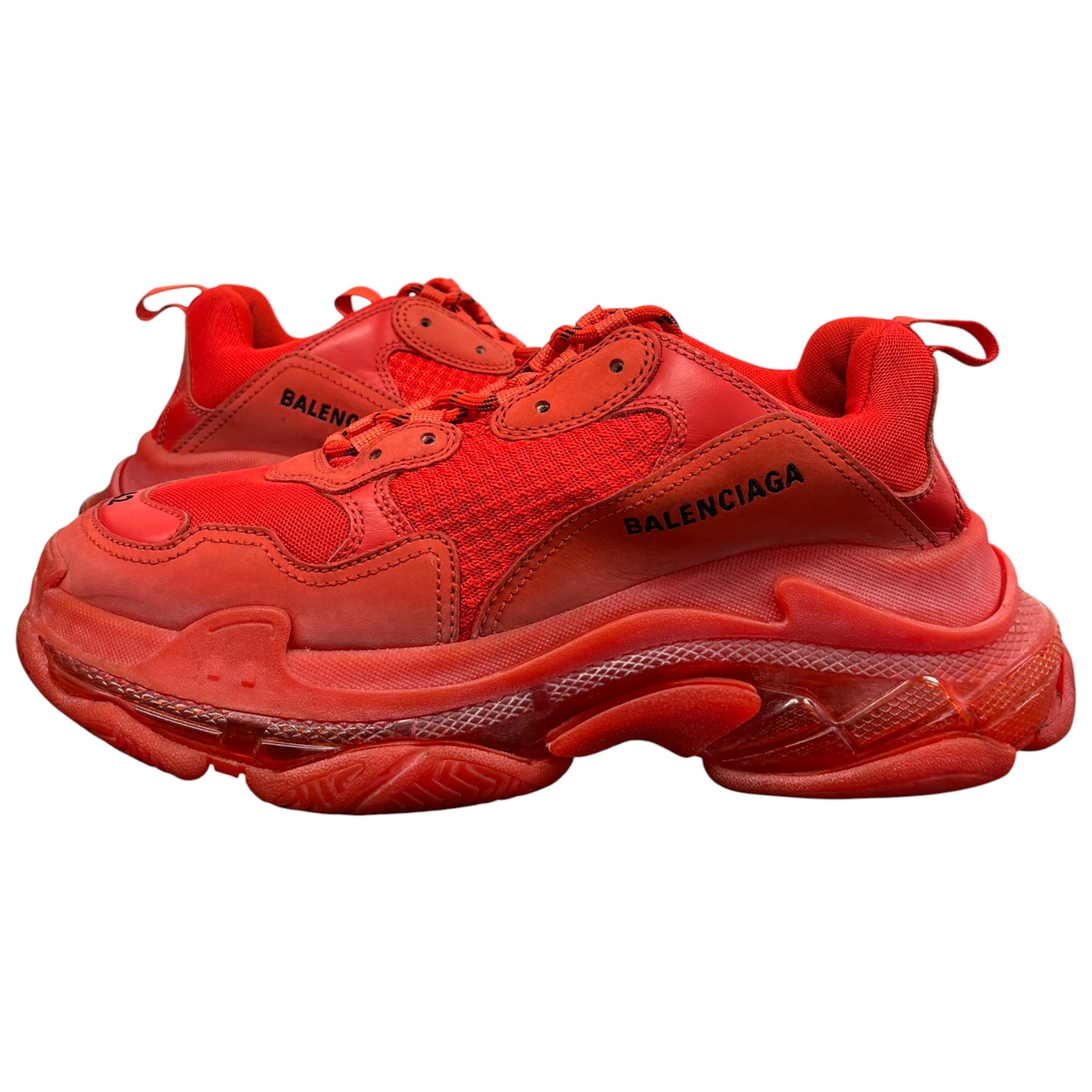 Men's Triple S Low Trainers Red Size EU 42 / UK 8