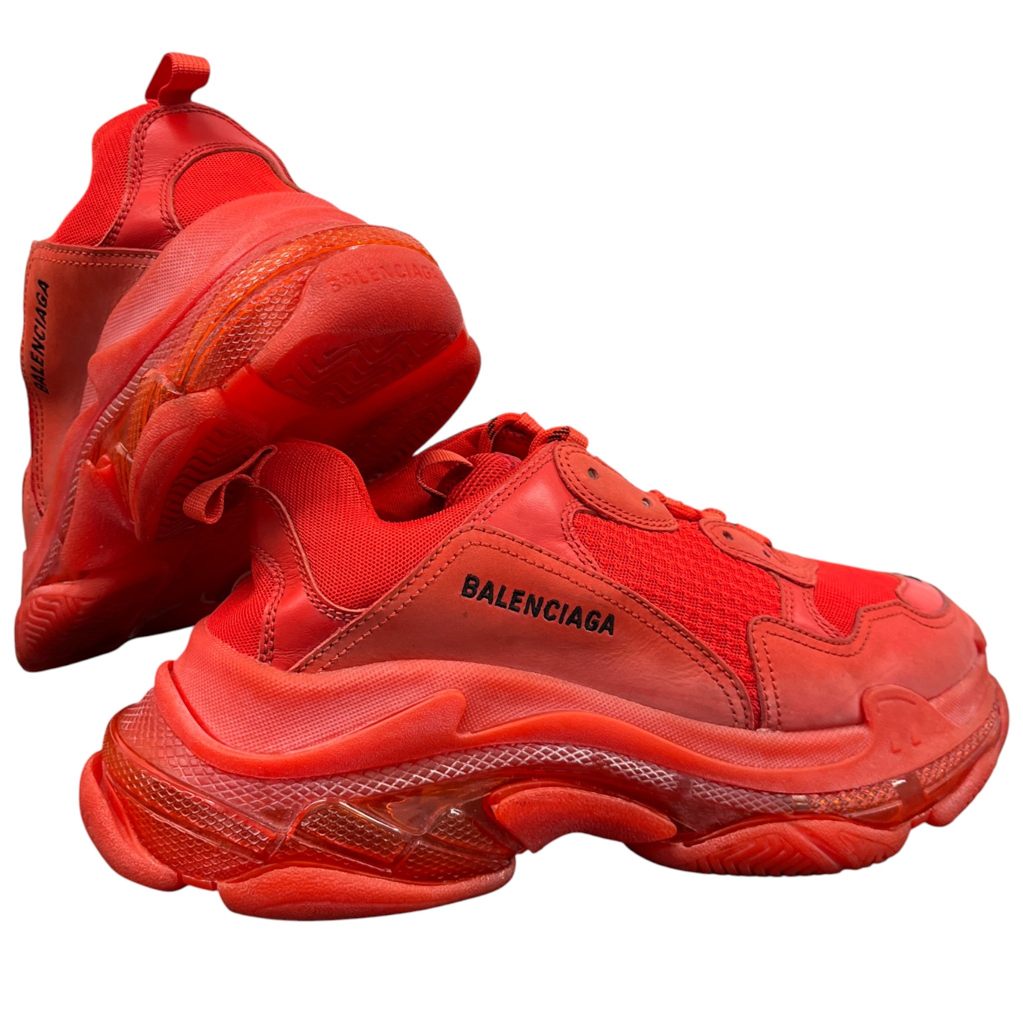 Men's Triple S Low Trainers Red Size EU 42 / UK 8