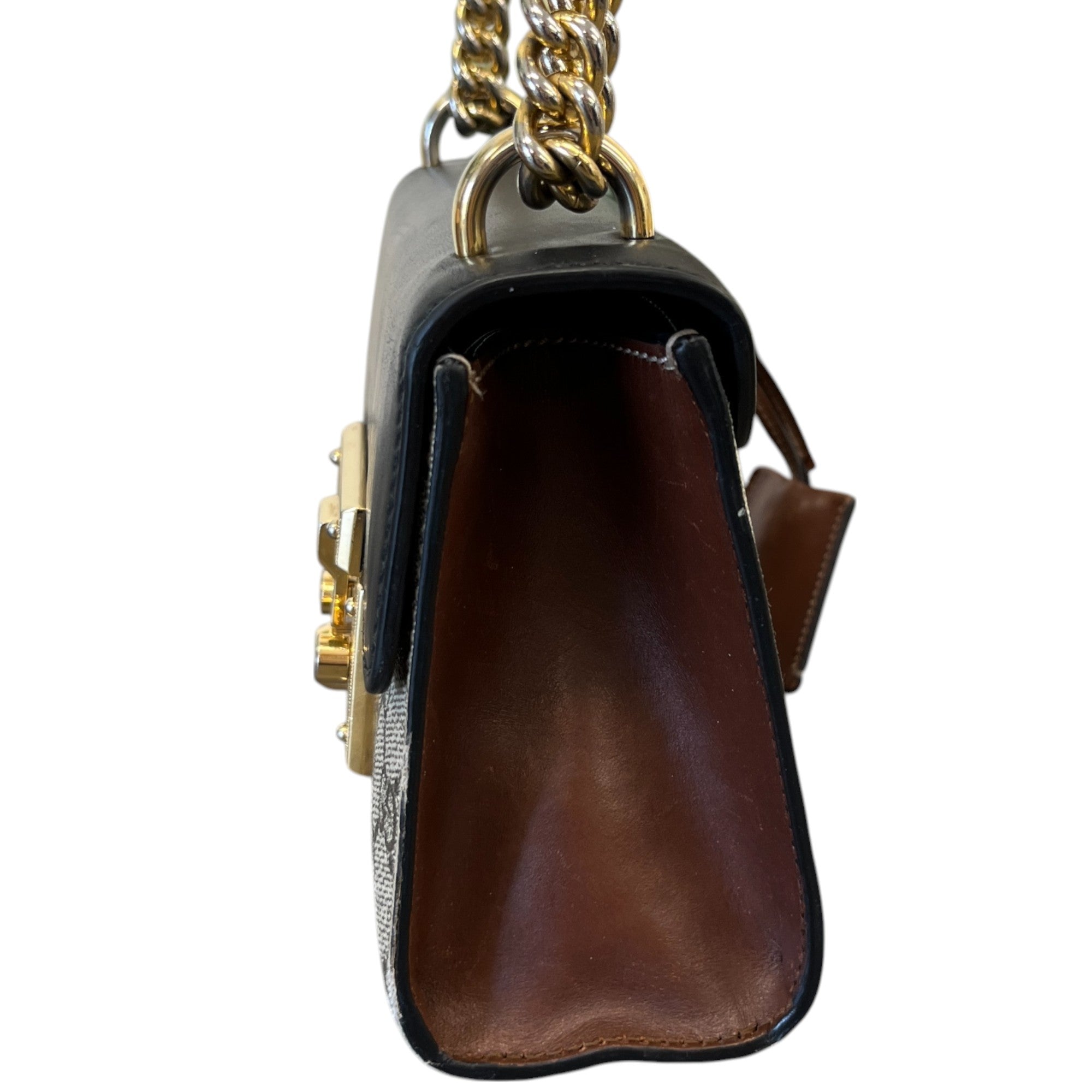 Women's Small Padlock Bag Beige