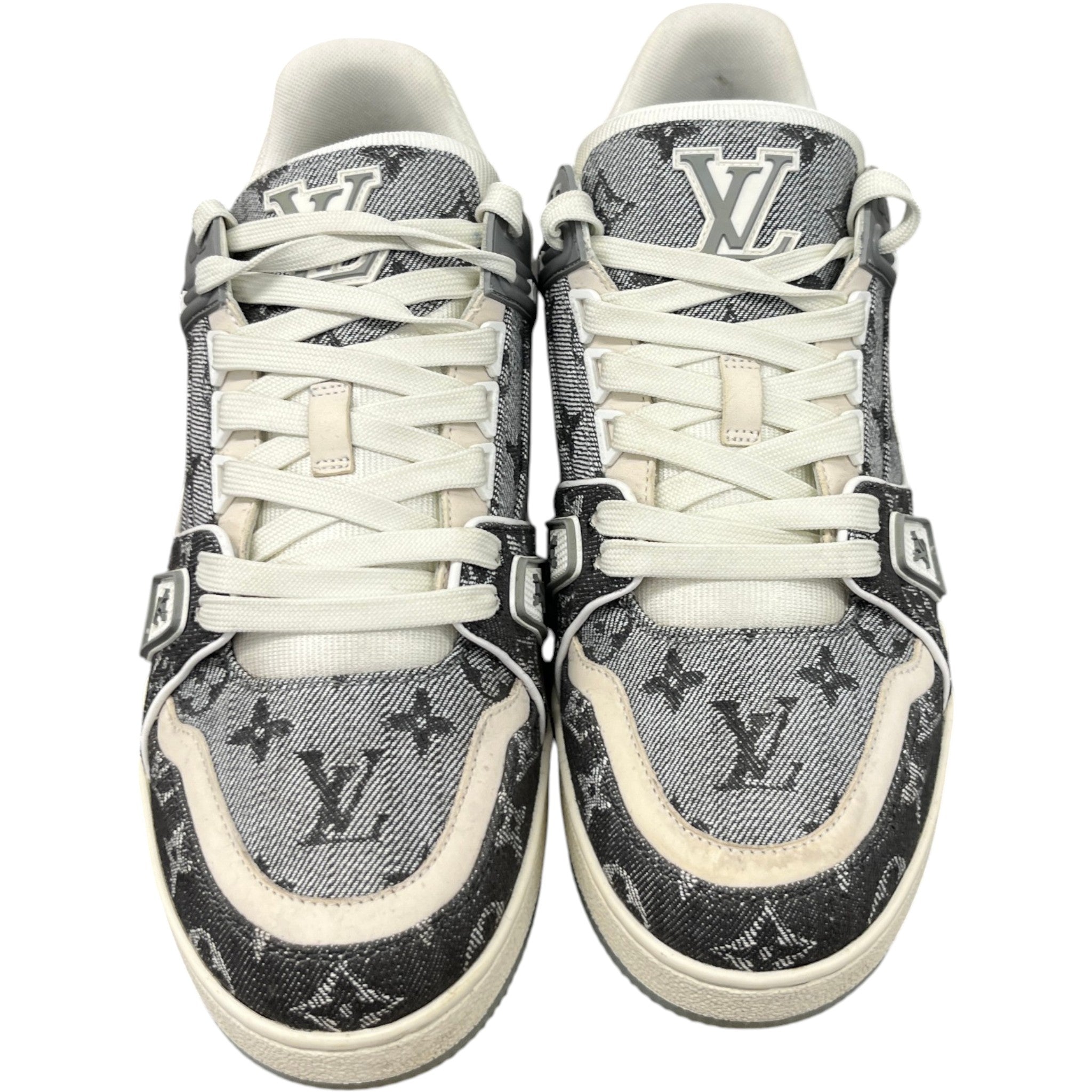 Men's Lv Denim Low Trainers Grey Size EU 41 / UK 7