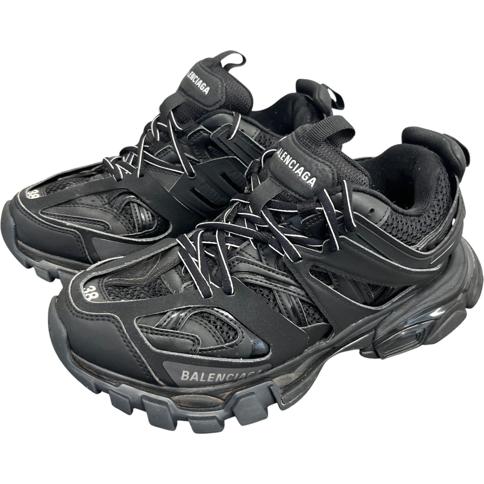 Women's Tracks Low Trainers Black Size EU 38 / UK 5