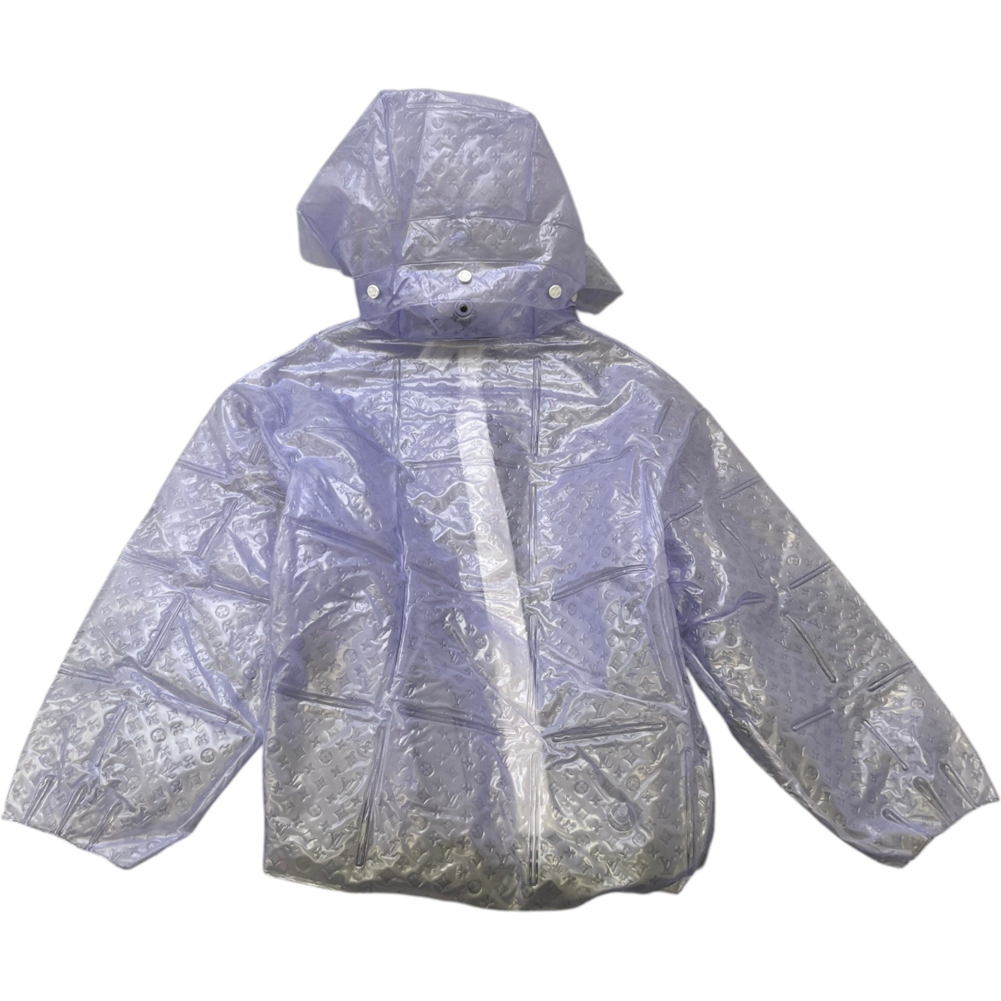 Men's Monogram Inflatable Blouson Down Jacket Blue Size IT 50 / L