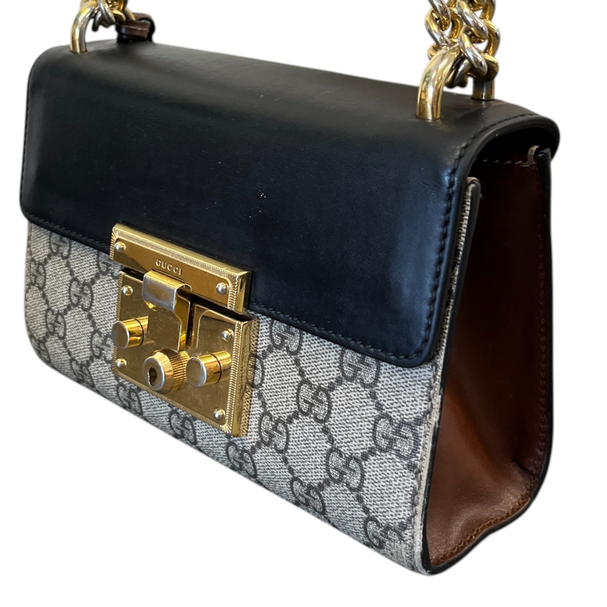 Women's Small Padlock Bag Beige