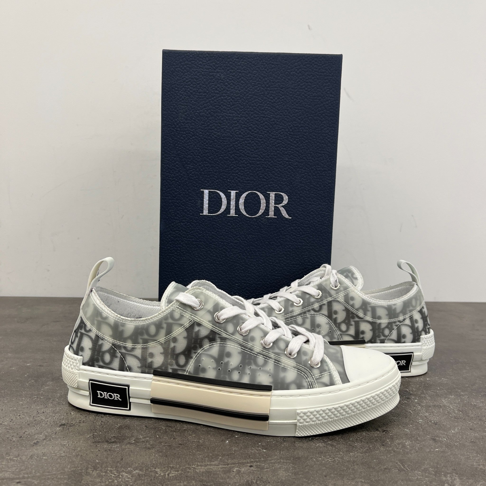 Men's B23 Oblique Low Trainers White Size EU 42 / UK 8