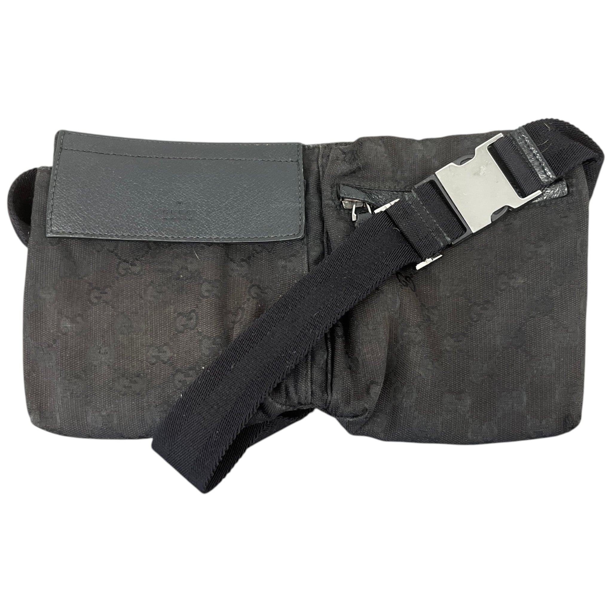 Men's Gg Supreme Belt Bag Black