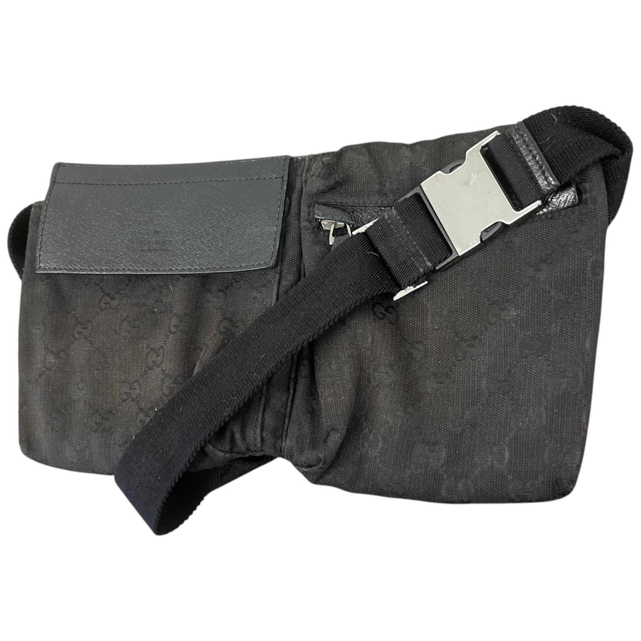 Men's Gg Supreme Belt Bag Black