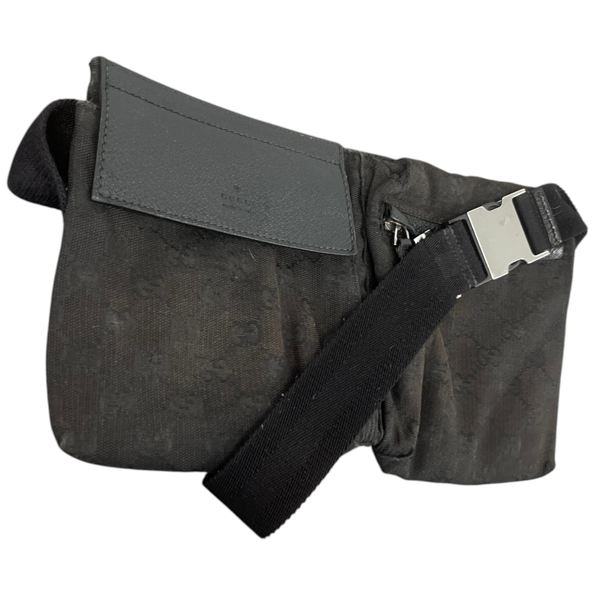 Men's Gg Supreme Belt Bag Black