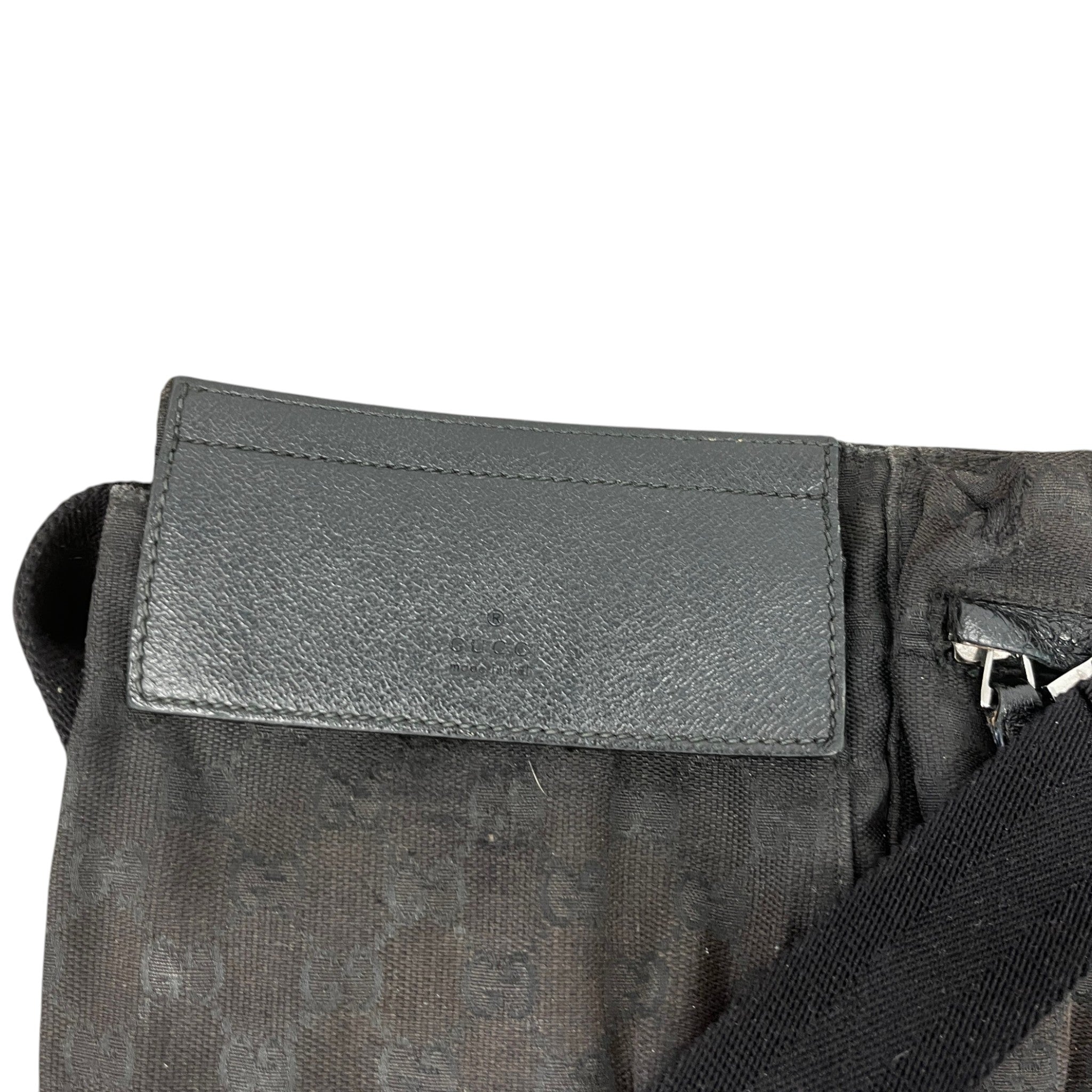 Men's Gg Supreme Belt Bag Black