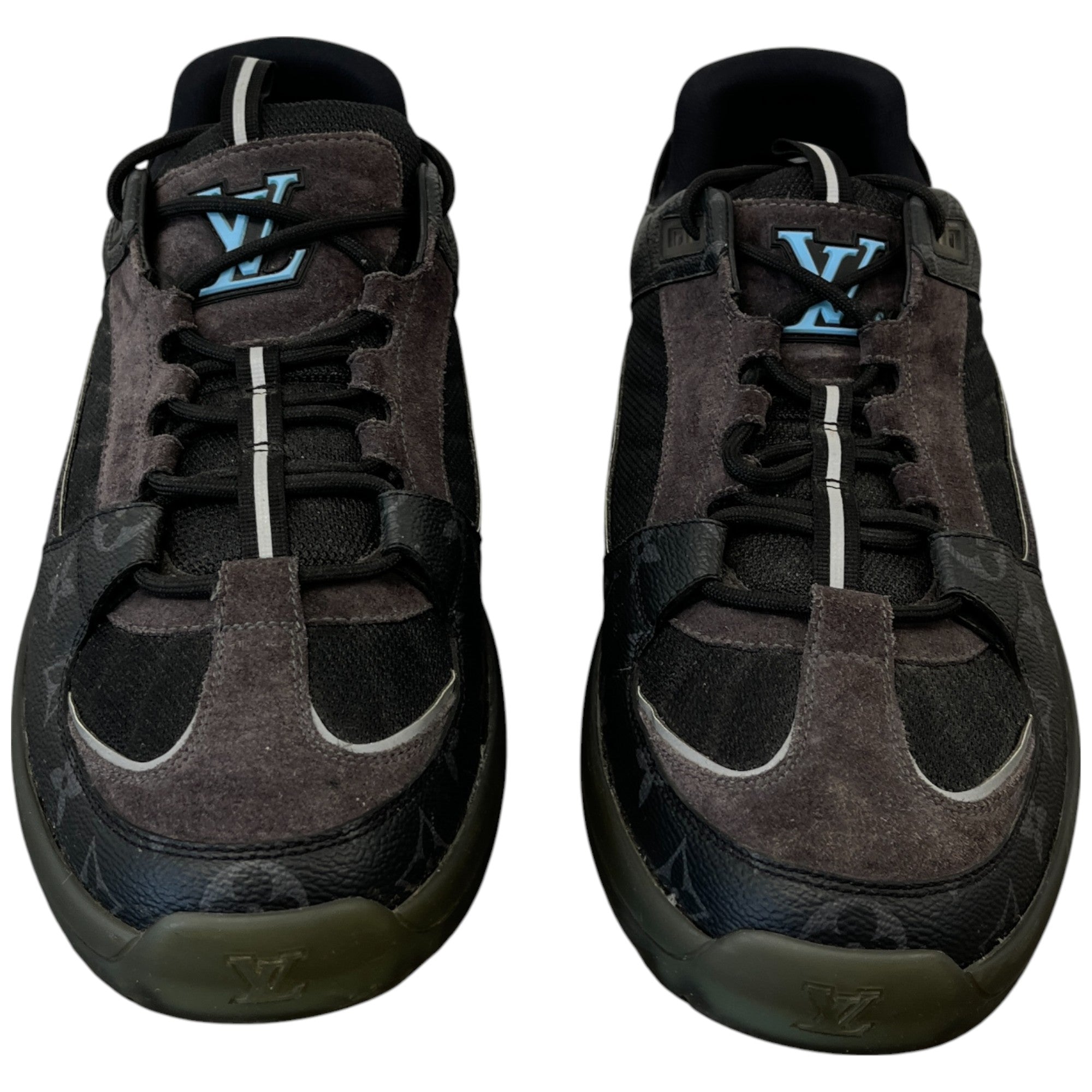 Men's Monogram Eclipse Lucien Clarks A View Low Trainers Black Size EU 44 / UK 10