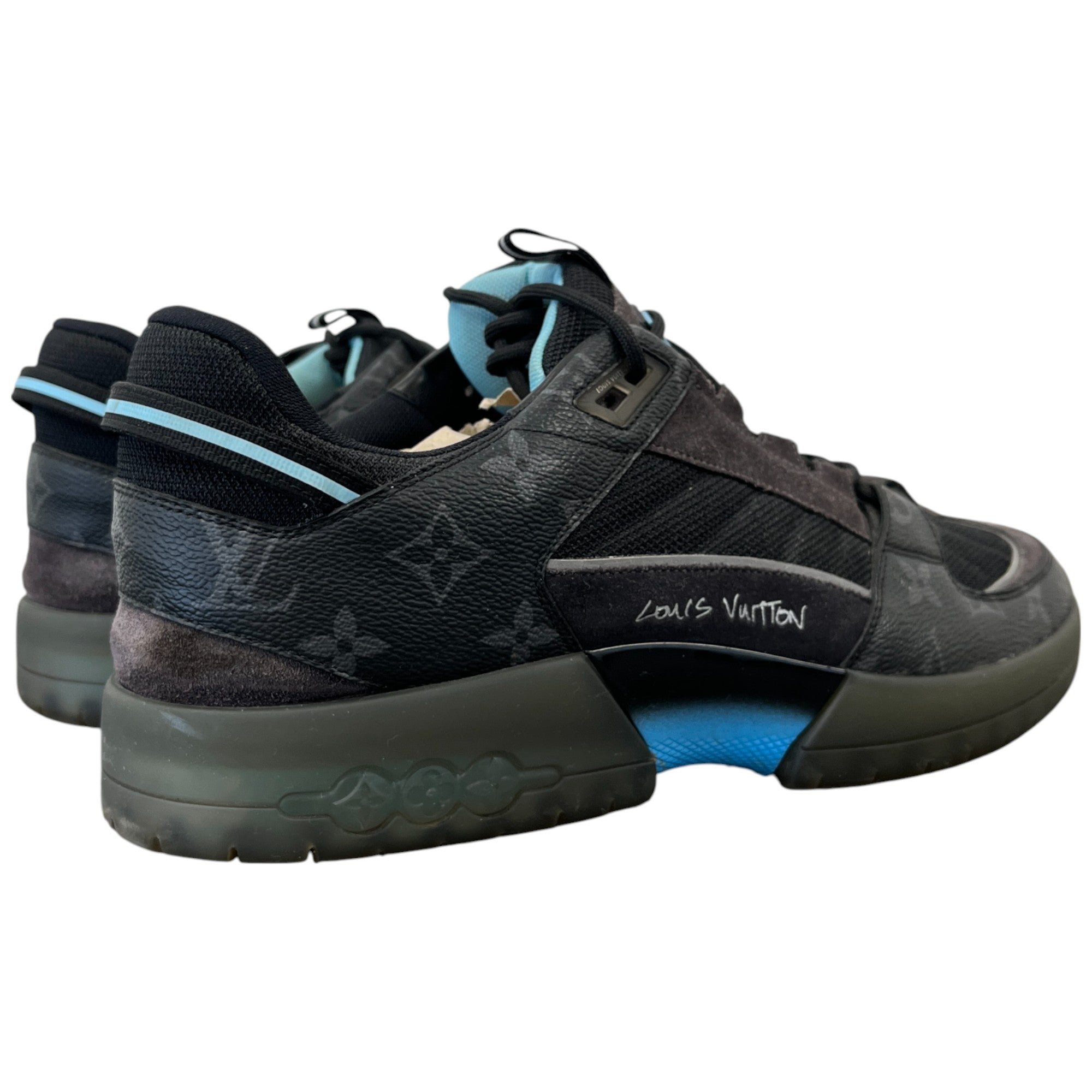 Men's Monogram Eclipse Lucien Clarks A View Low Trainers Black Size EU 44 / UK 10