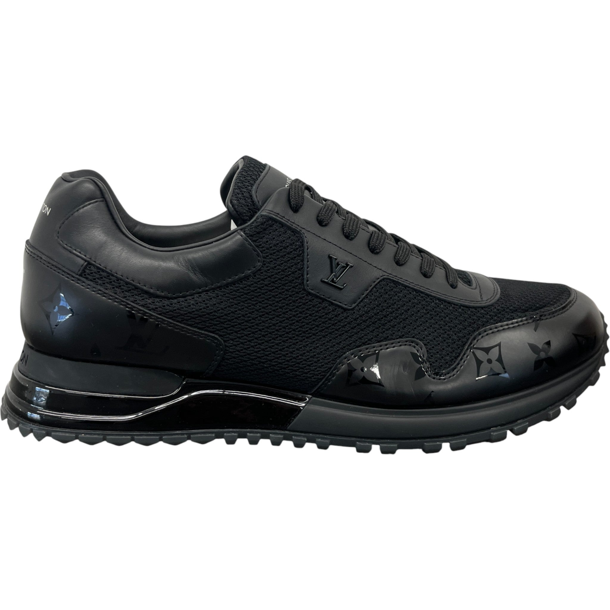 Men's Run Away Low Trainers Black Size EU 42 / UK 8