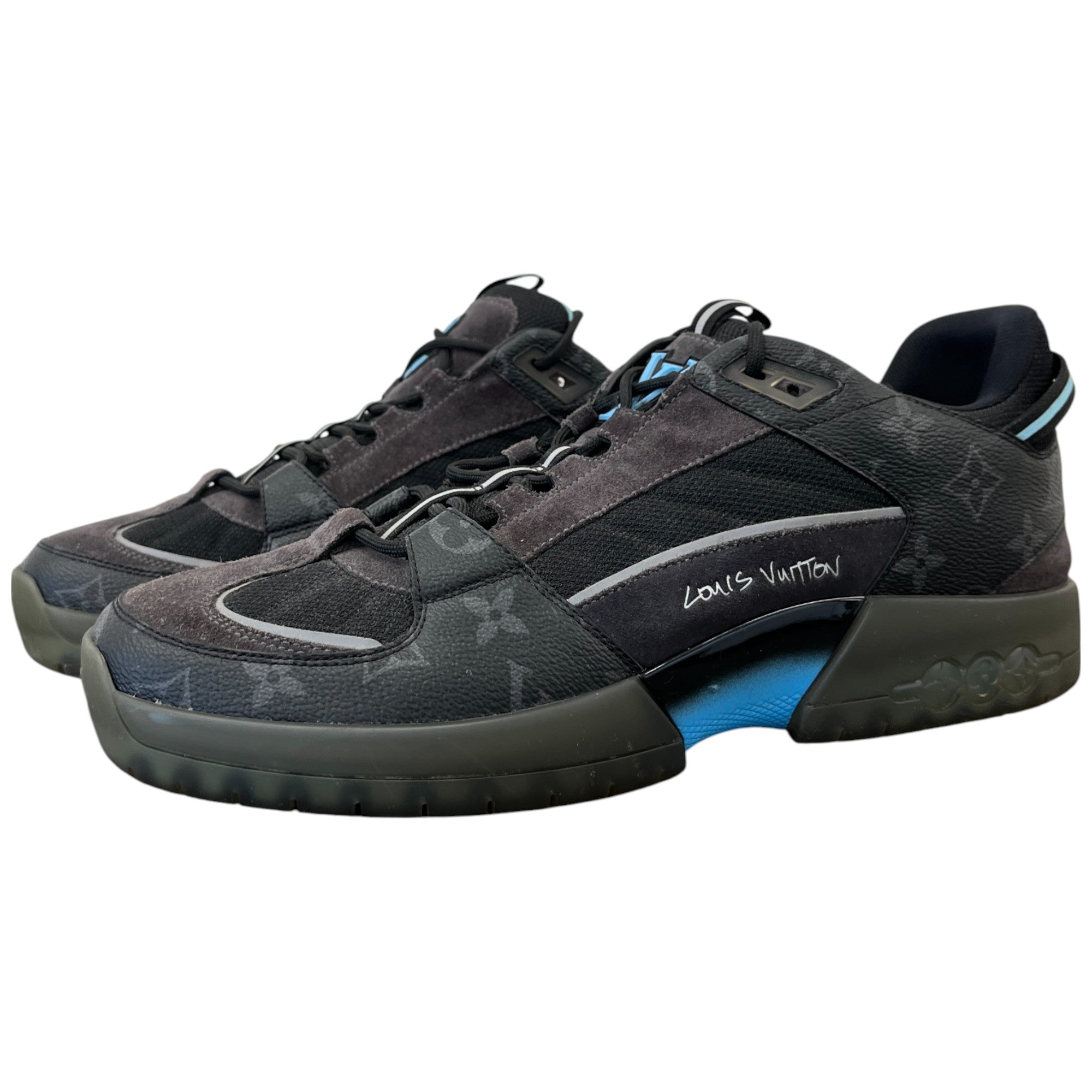 Men's Monogram Eclipse Lucien Clarks A View Low Trainers Black Size EU 44 / UK 10