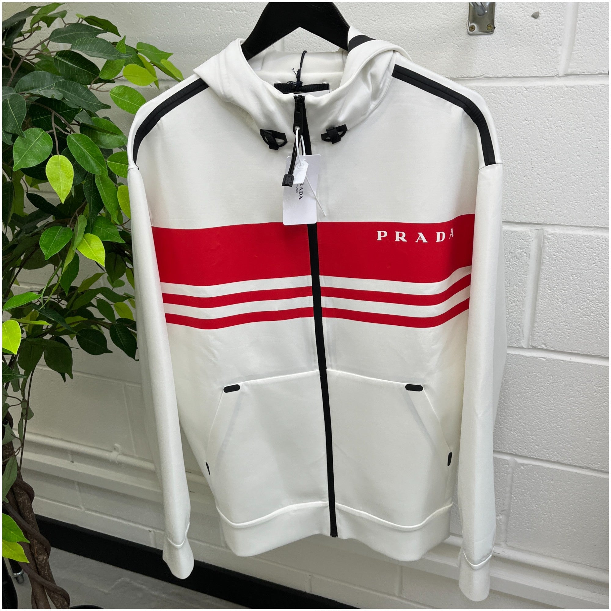 Men's Linea Rossa Blouson Sweatshirt White Size S