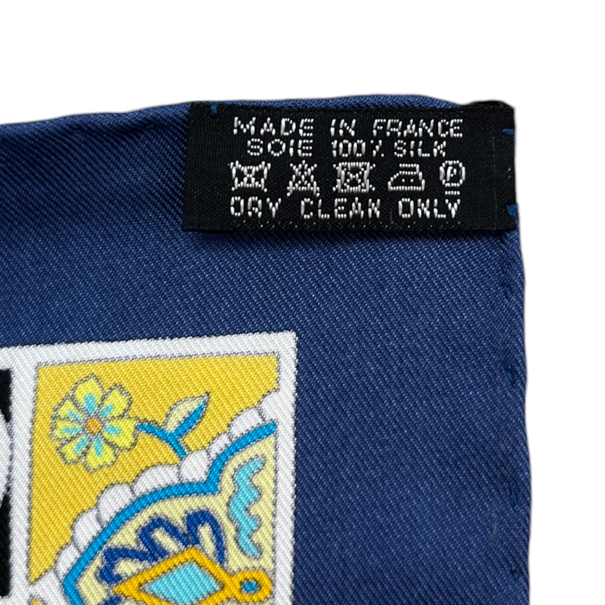 Women's Au Pays Des Oiseaux Fleurs Floral Scarf Blue