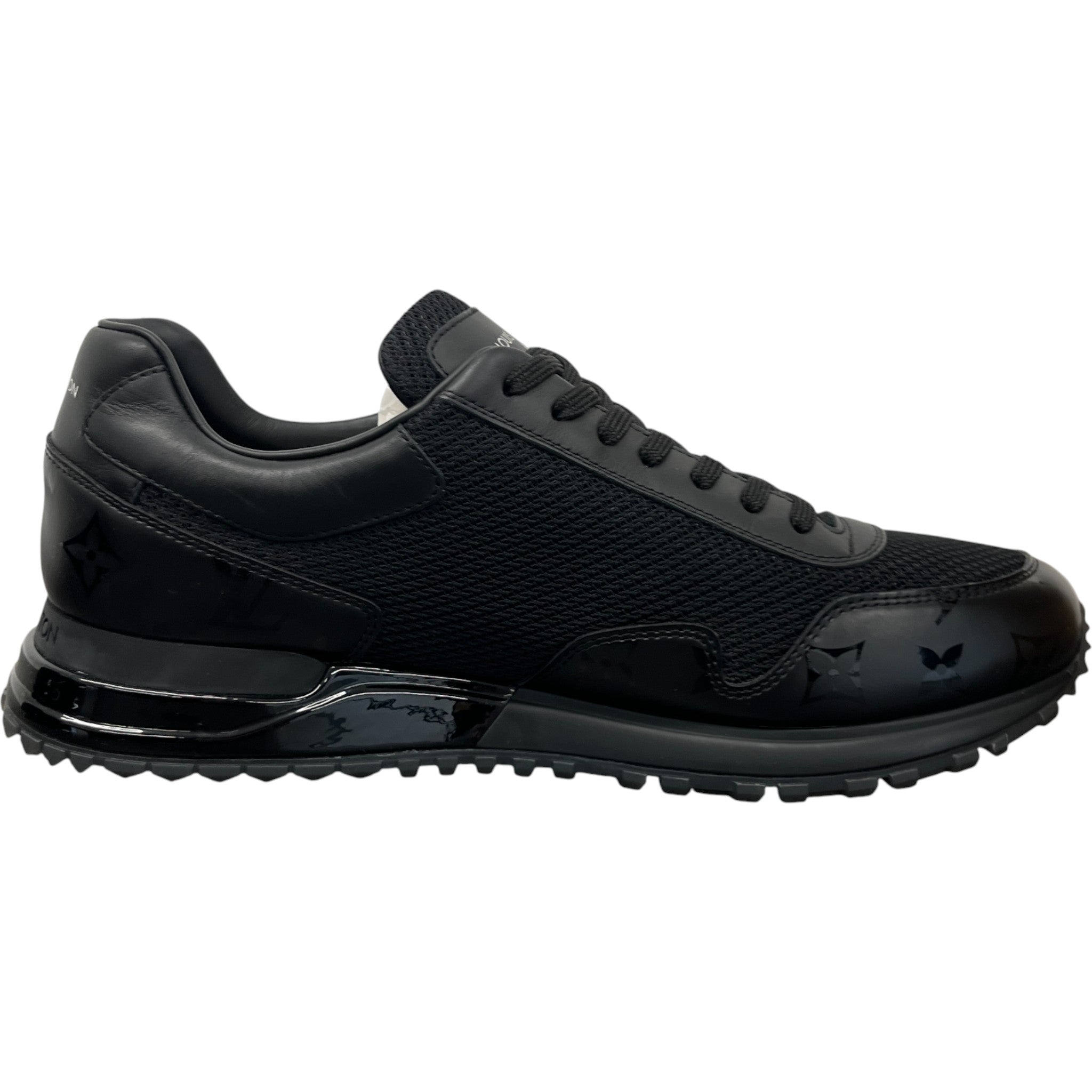 Men's Run Away Low Trainers Black Size EU 42 / UK 8