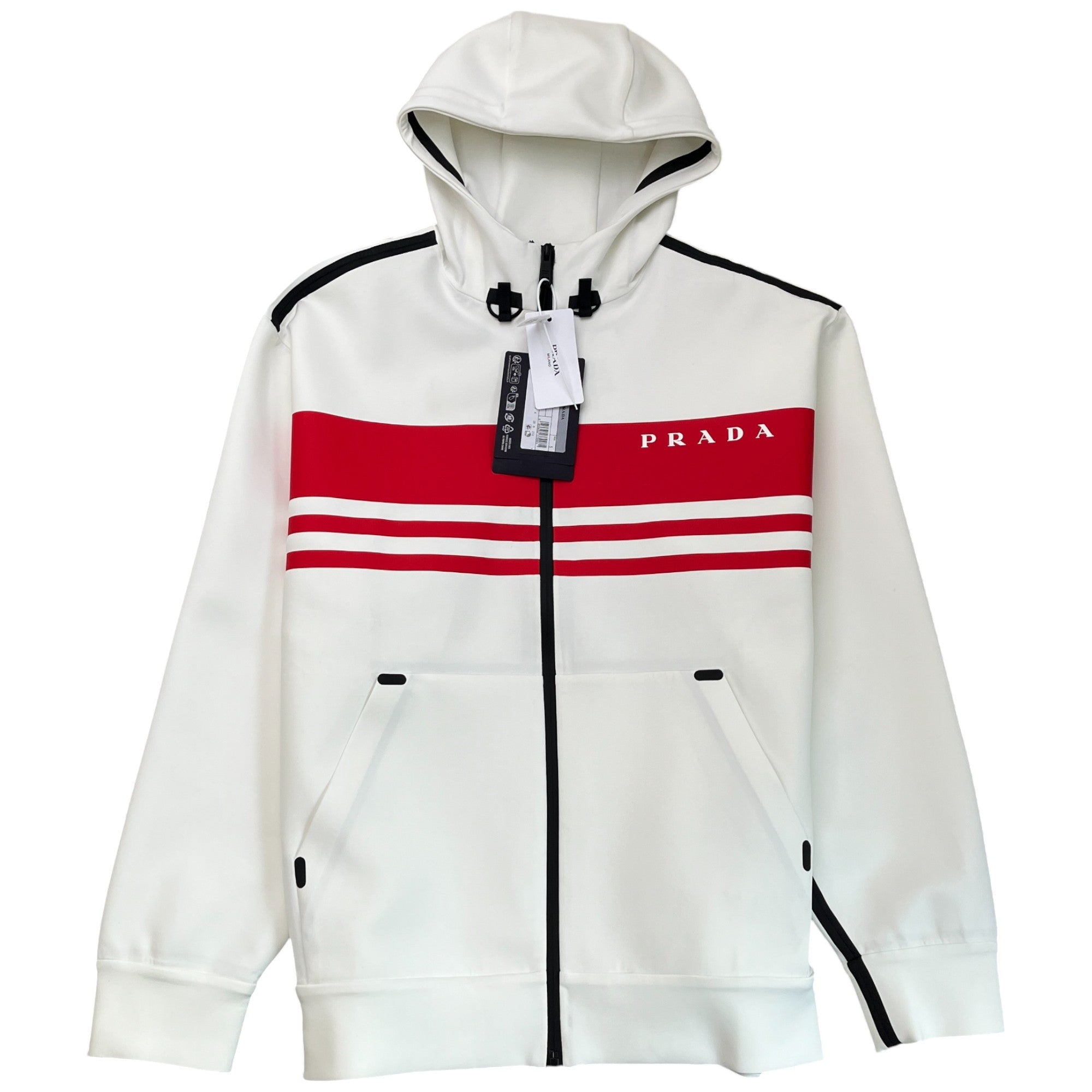 Men's Linea Rossa Blouson Sweatshirt White Size S