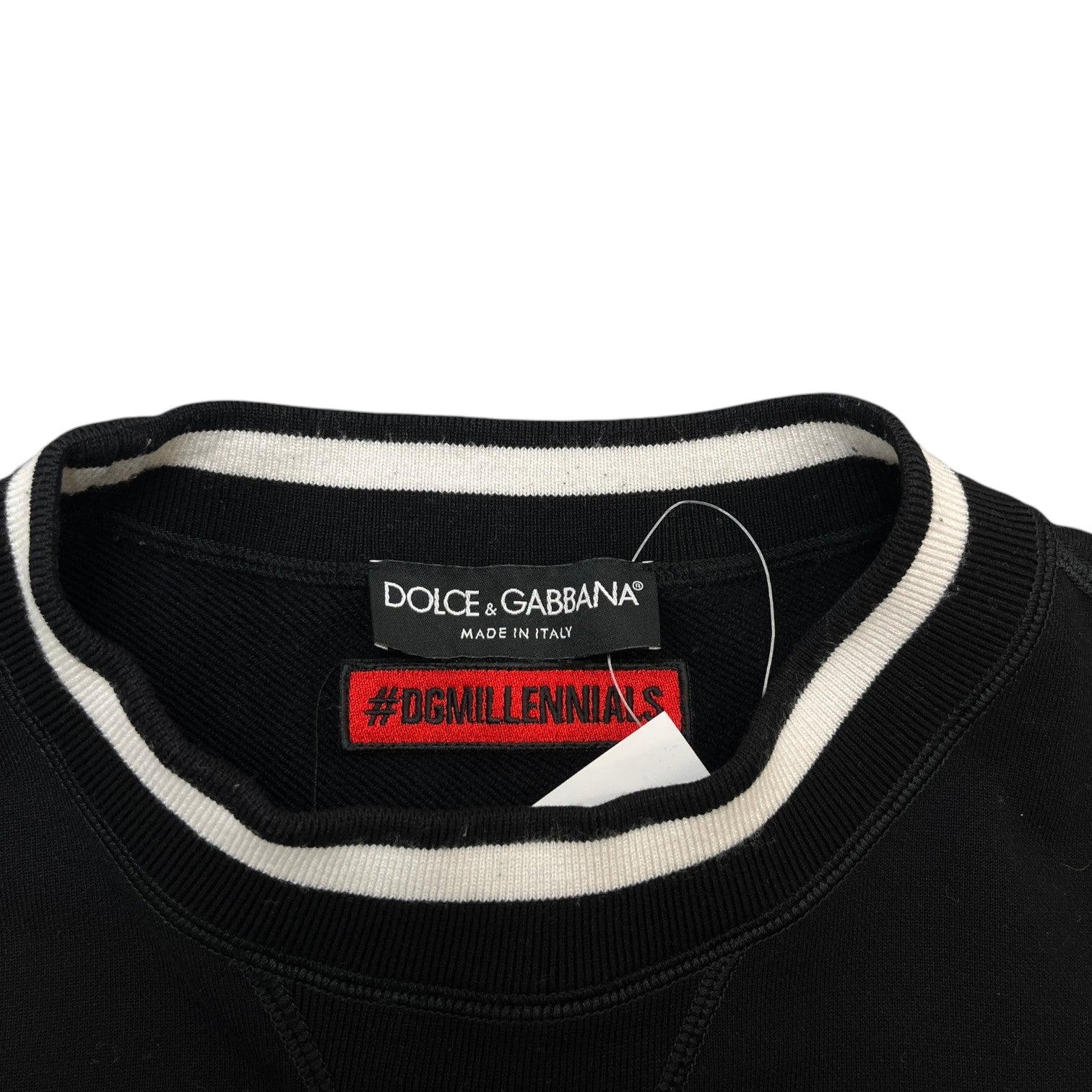 Men's Logo Print Sweatshirt Black Size IT 52 / UK XL