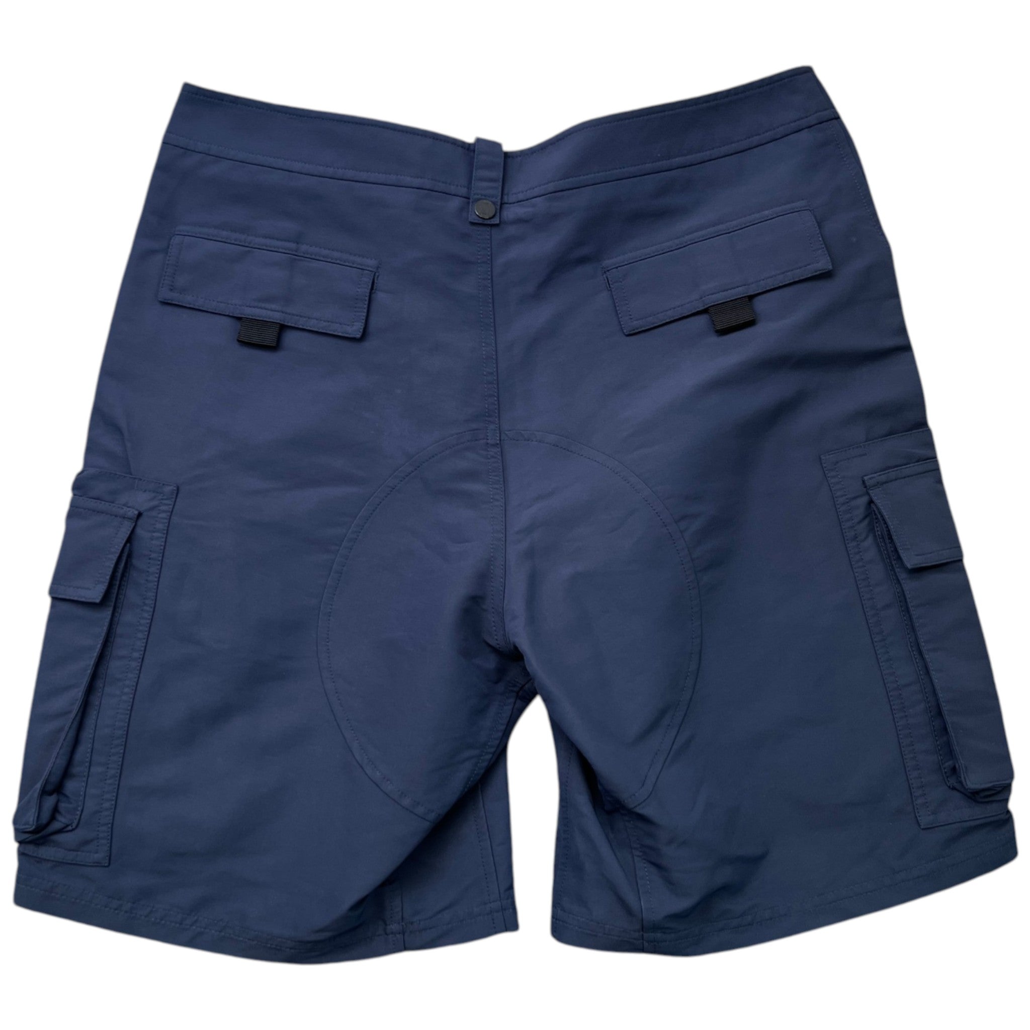 Men's Buckle Cargo Shorts Navy Size IT 50 / UK 34