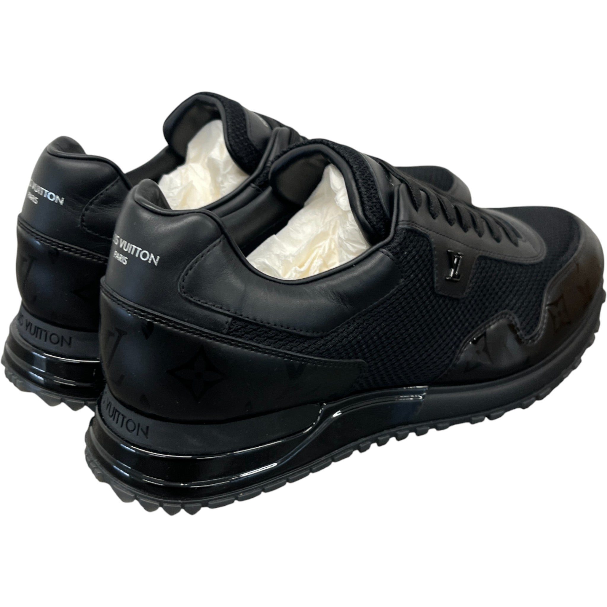 Men's Run Away Low Trainers Black Size EU 42 / UK 8