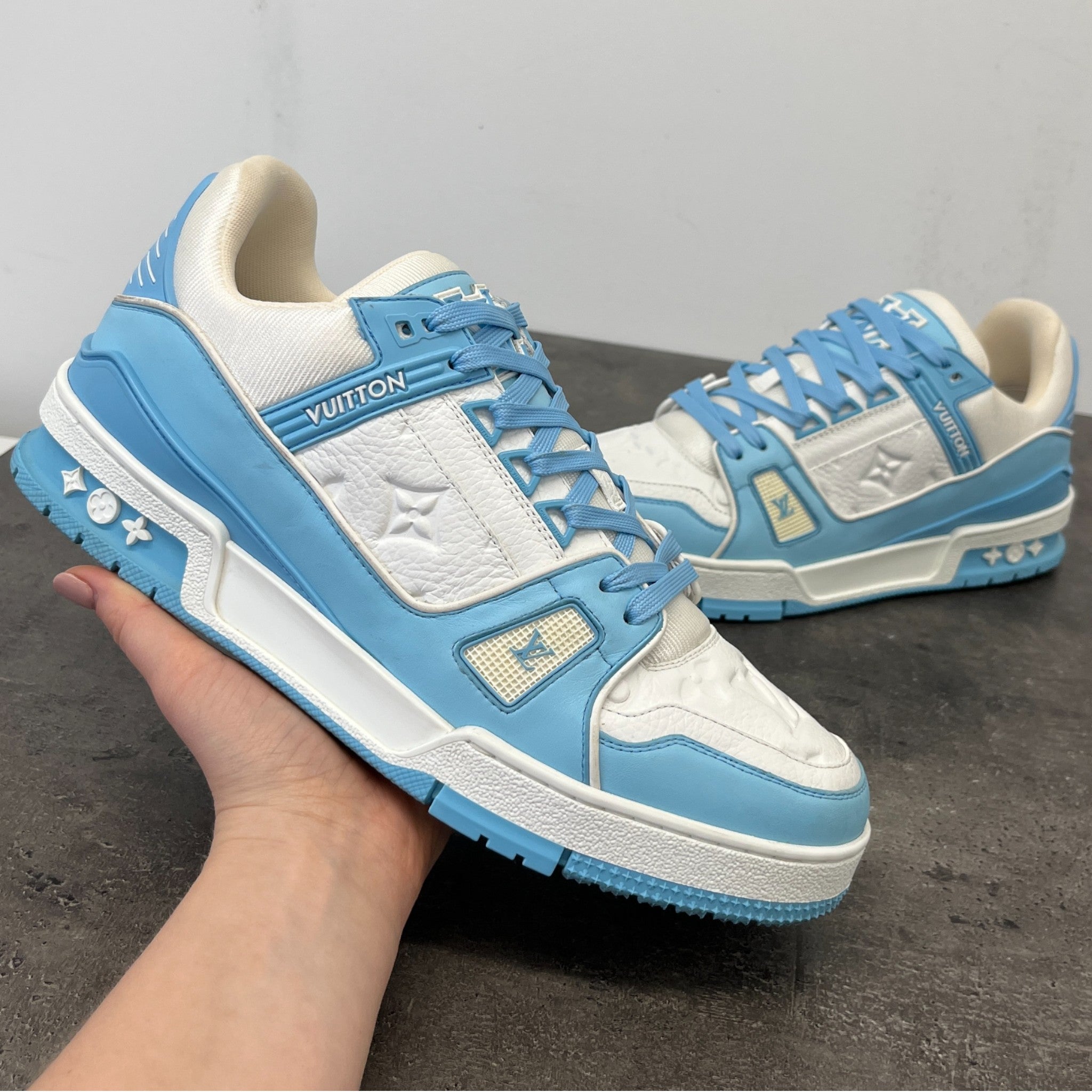 Men's Lv Low Trainers Blue Size EU 41 / UK 7