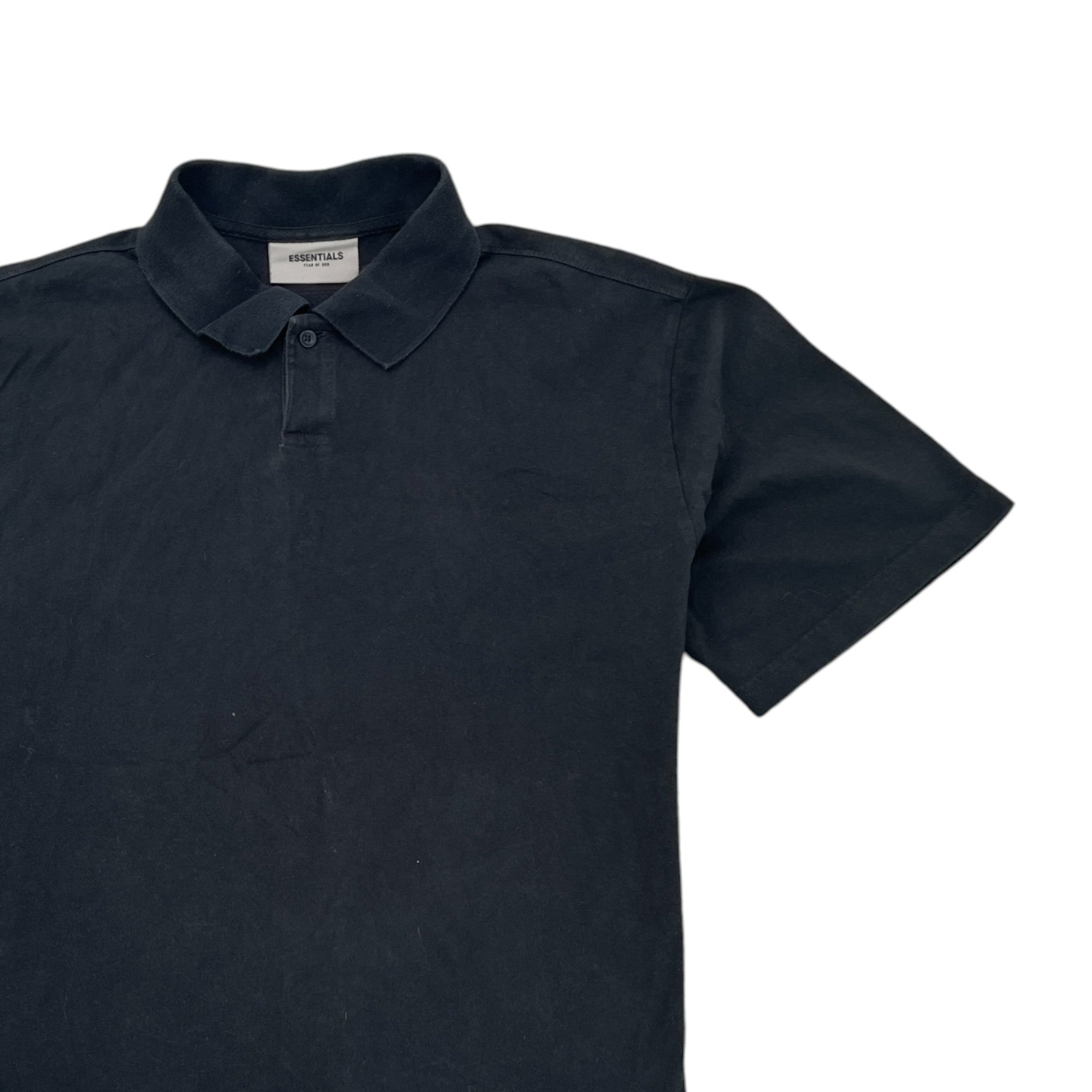 Men's Fear Of God Polo Shirt Black Size S
