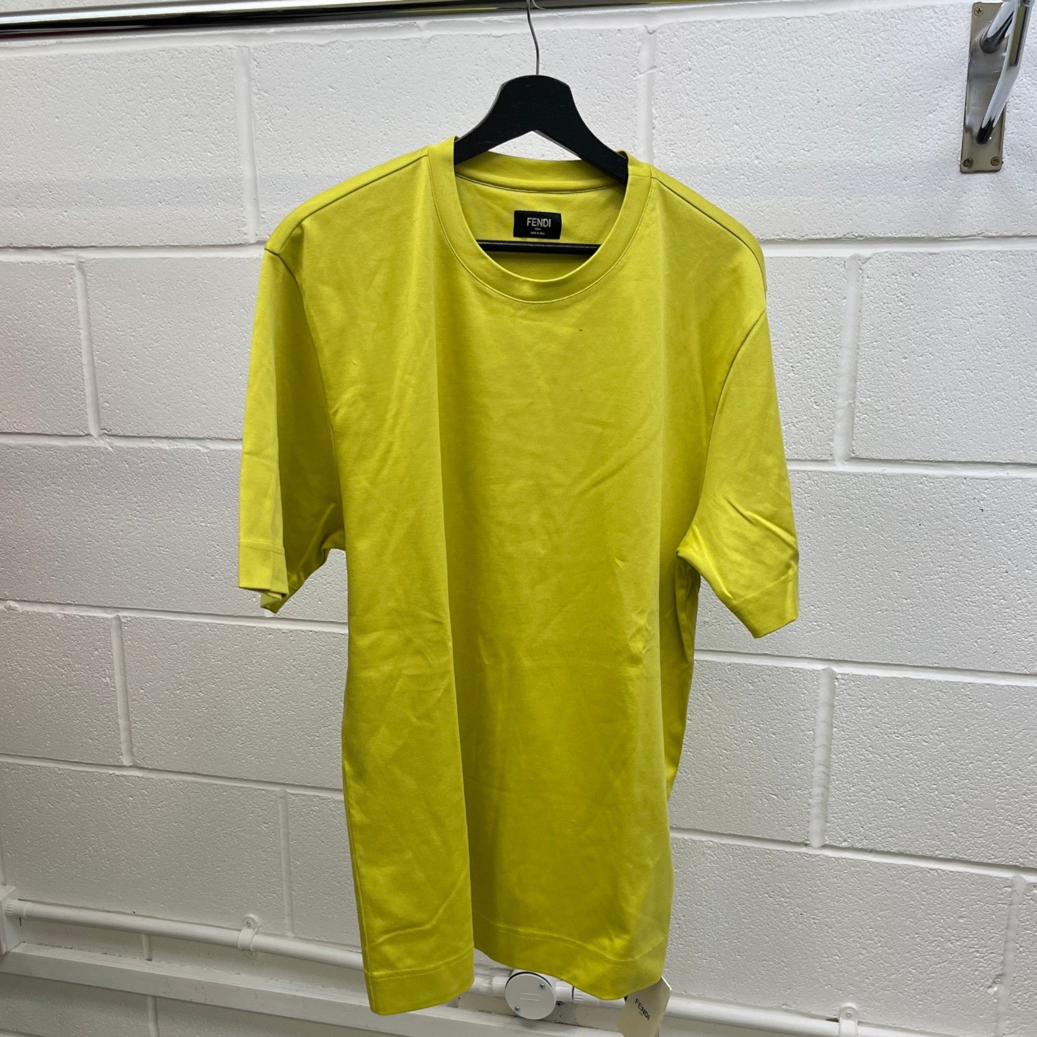 Men's Arm Pocket Logo T-Shirt Green Size M