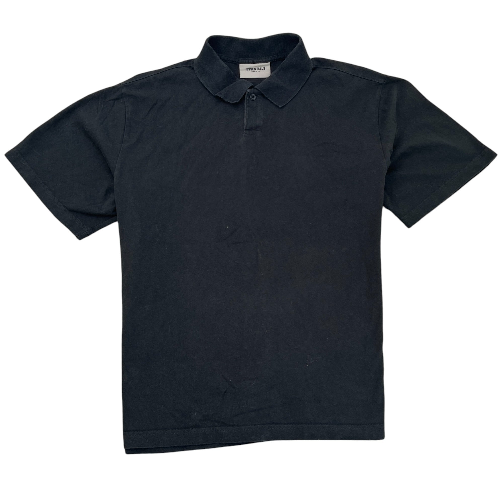 Men's Fear Of God Polo Shirt Black Size S