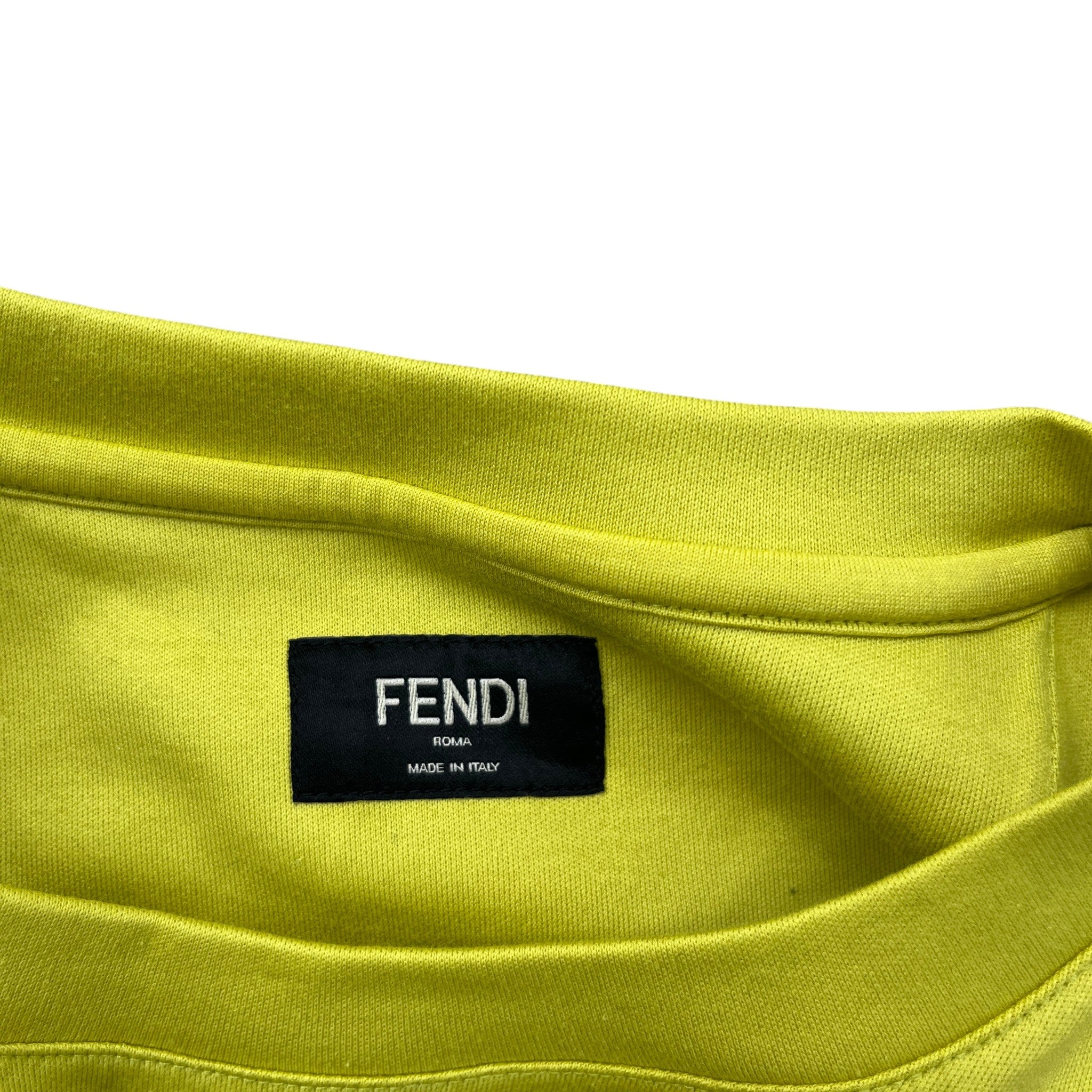 Men's Arm Pocket Logo T-Shirt Green Size M