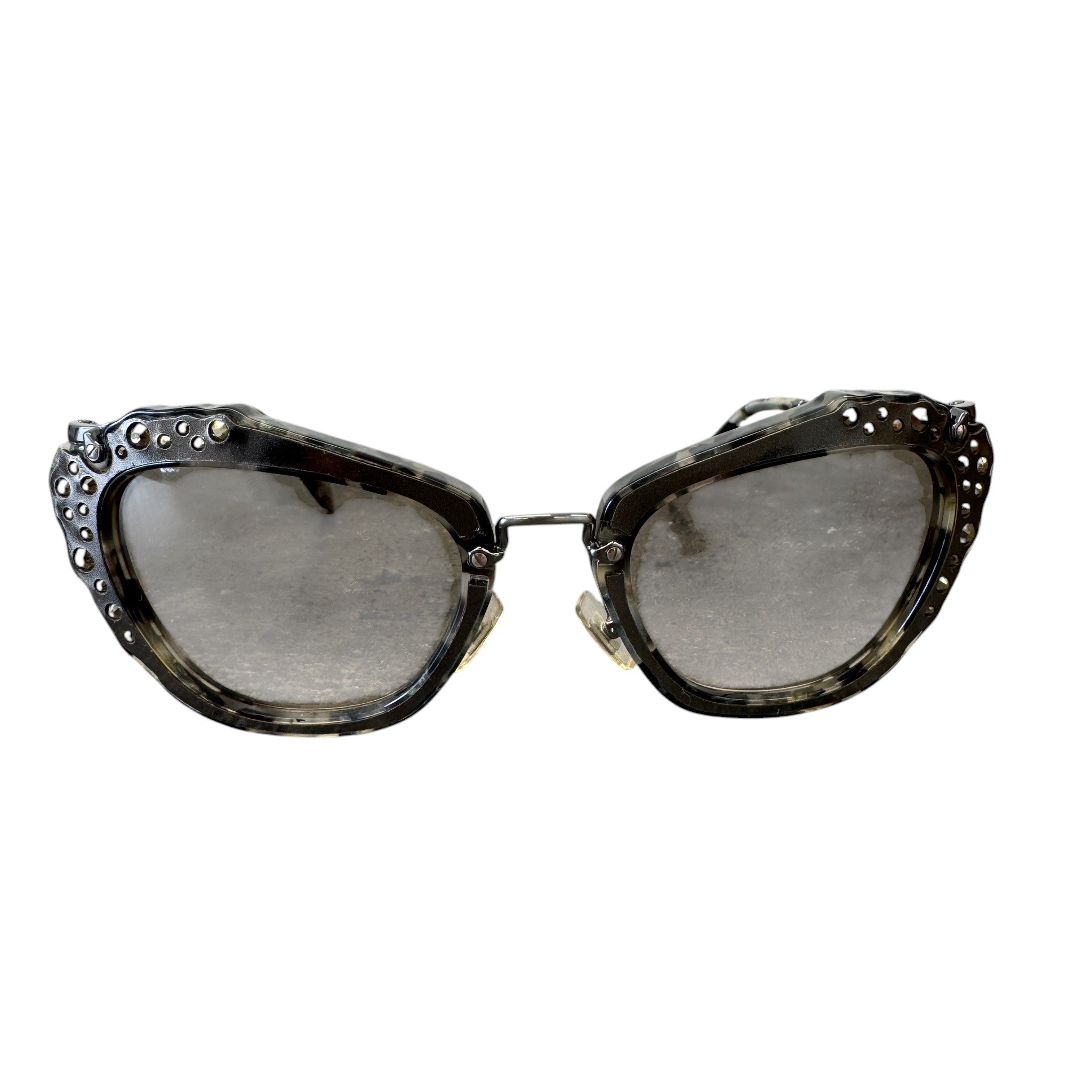 Women's Smu 04Q Embellished Sunglasses Grey