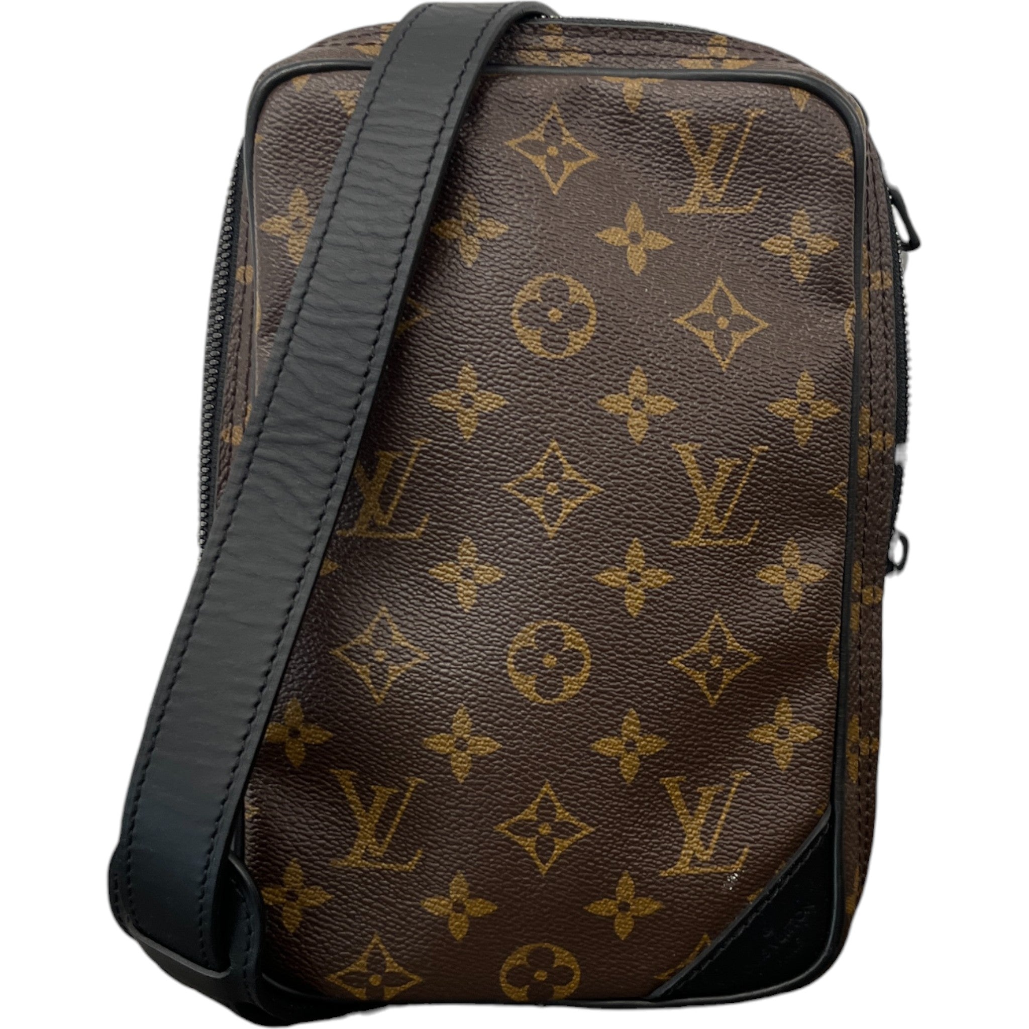 Men's Monogram Utility Side Belt Bag Brown