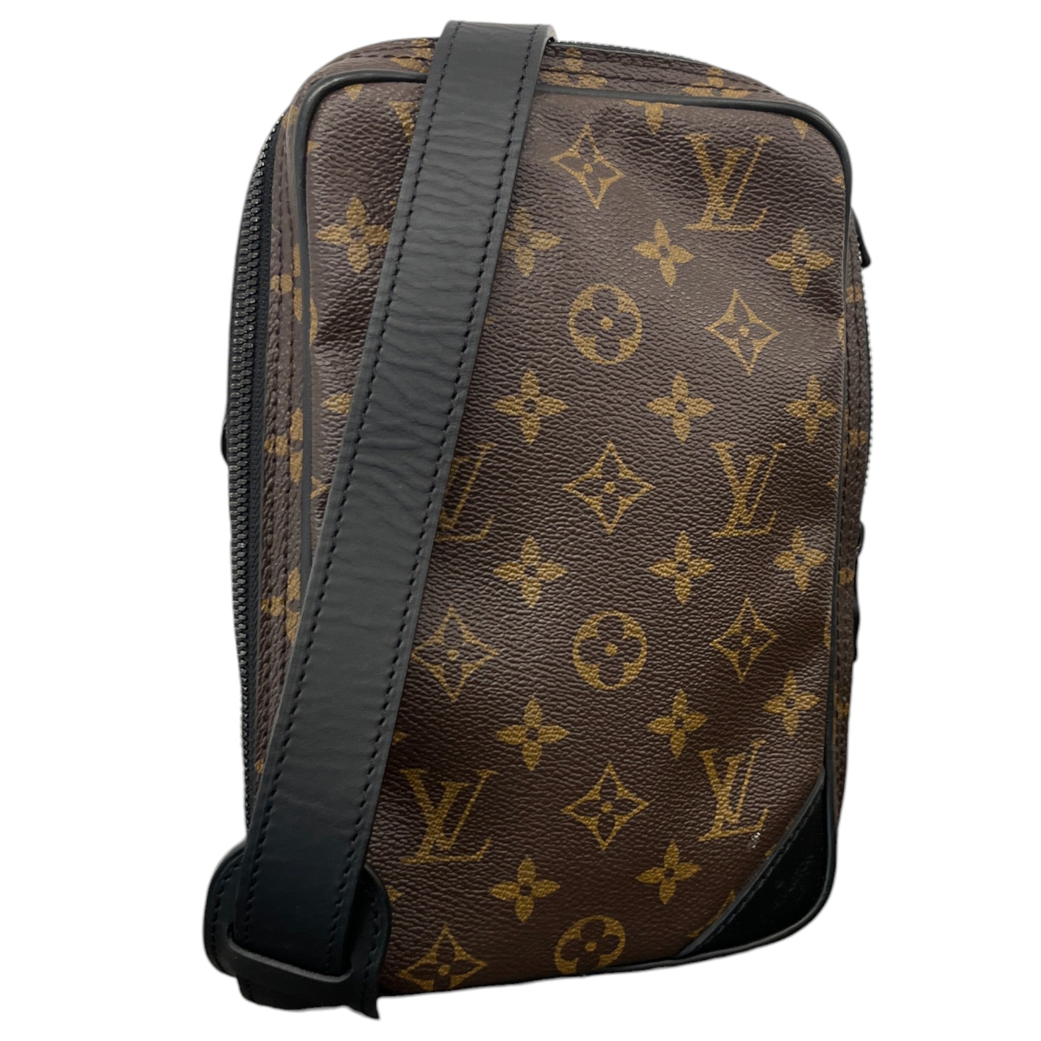 Men's Monogram Utility Side Belt Bag Brown