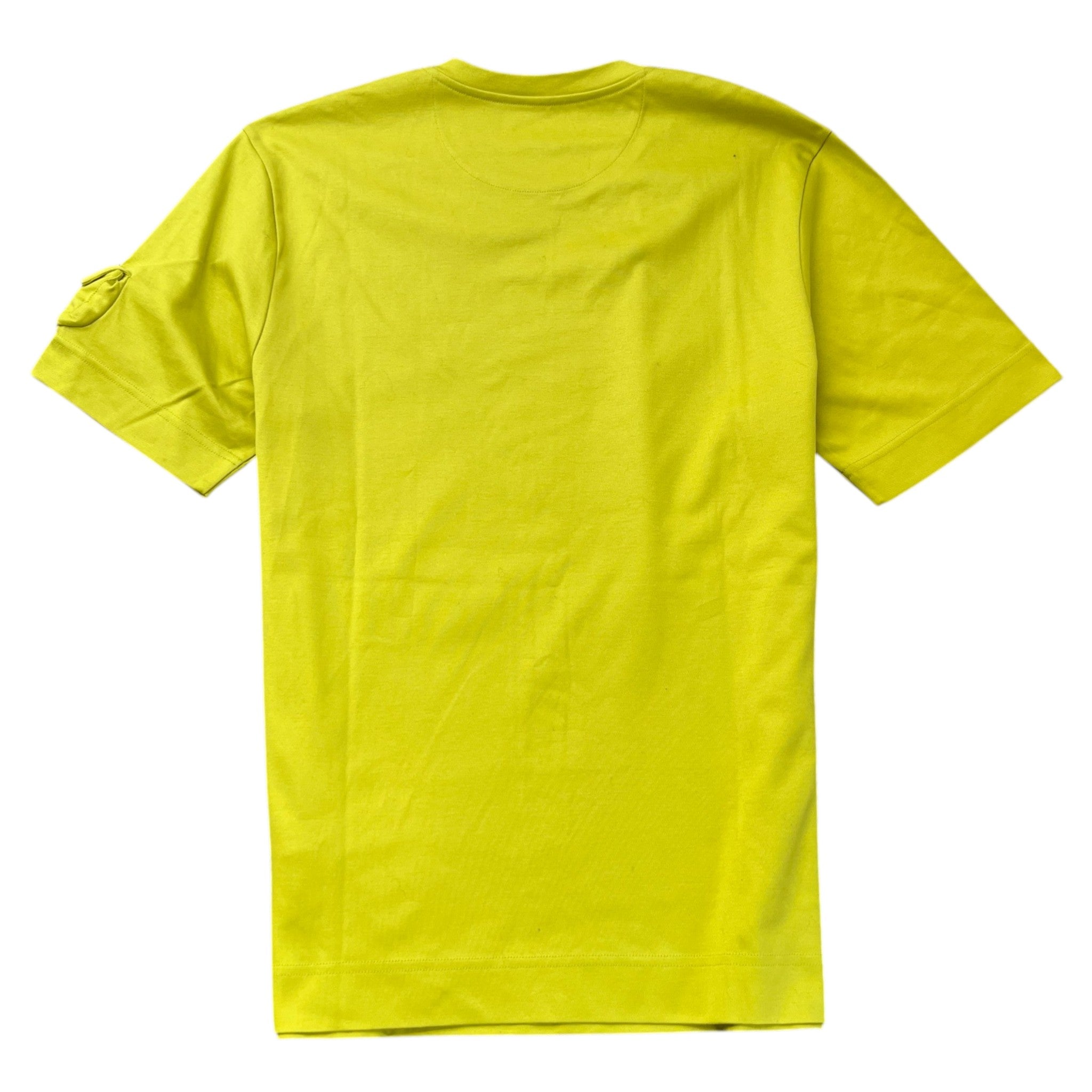 Men's Arm Pocket Logo T-Shirt Green Size M