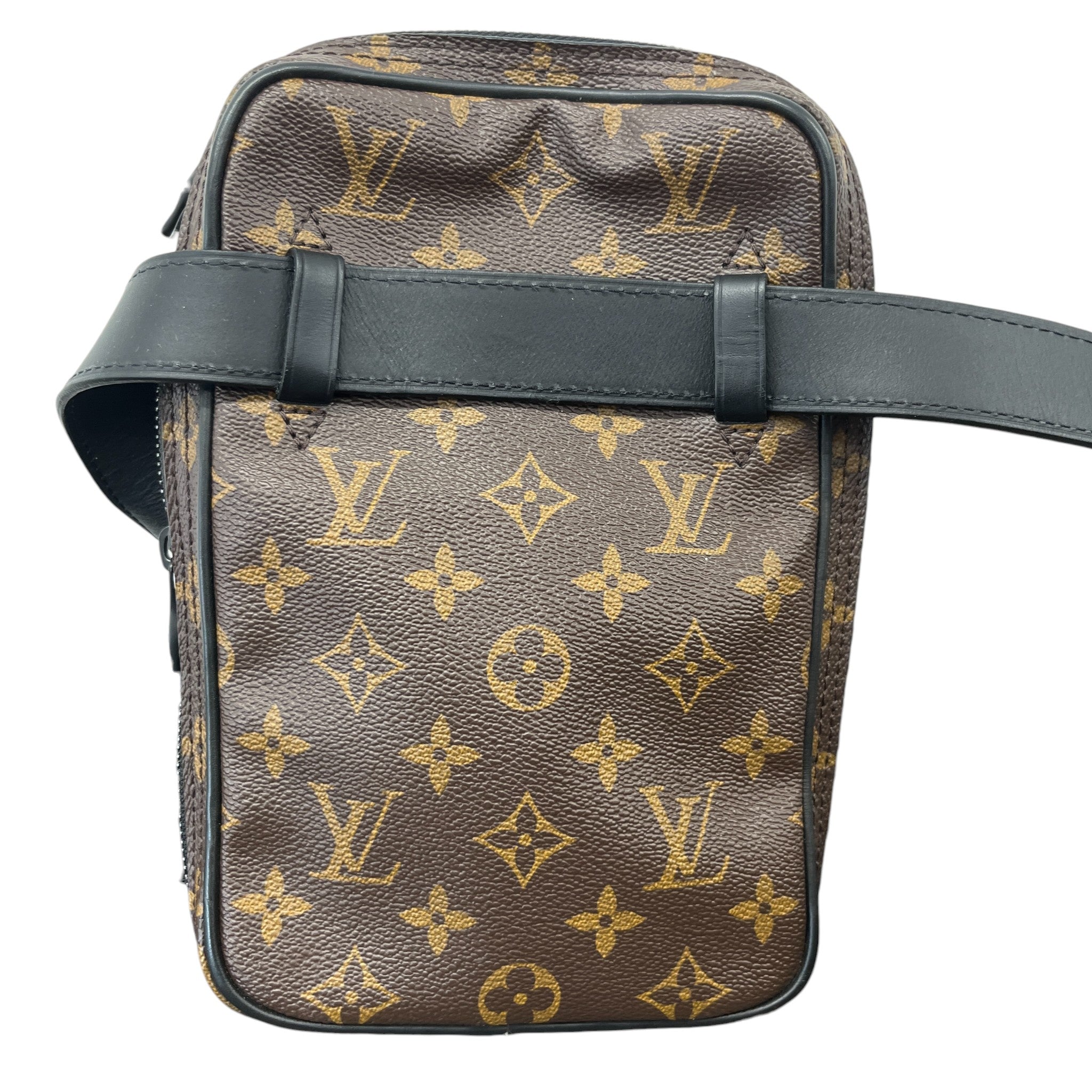 Men's Monogram Utility Side Belt Bag Brown