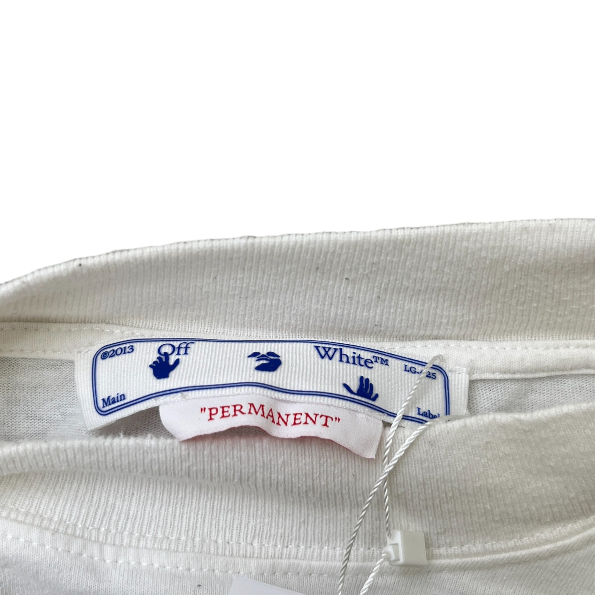 Men's Caravaggio Arrow Logo T-Shirt White Size L