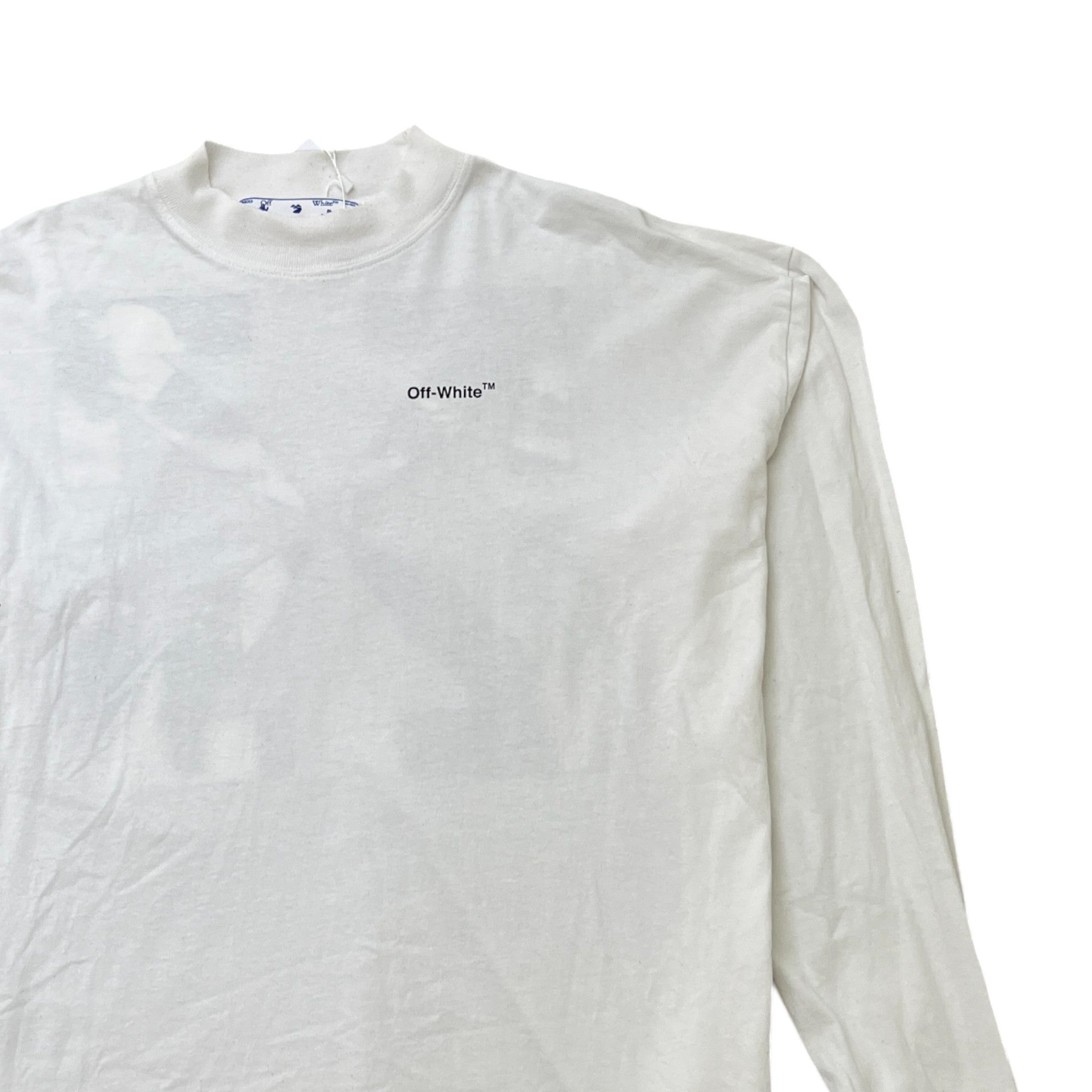 Men's Caravaggio Arrow Logo T-Shirt White Size L