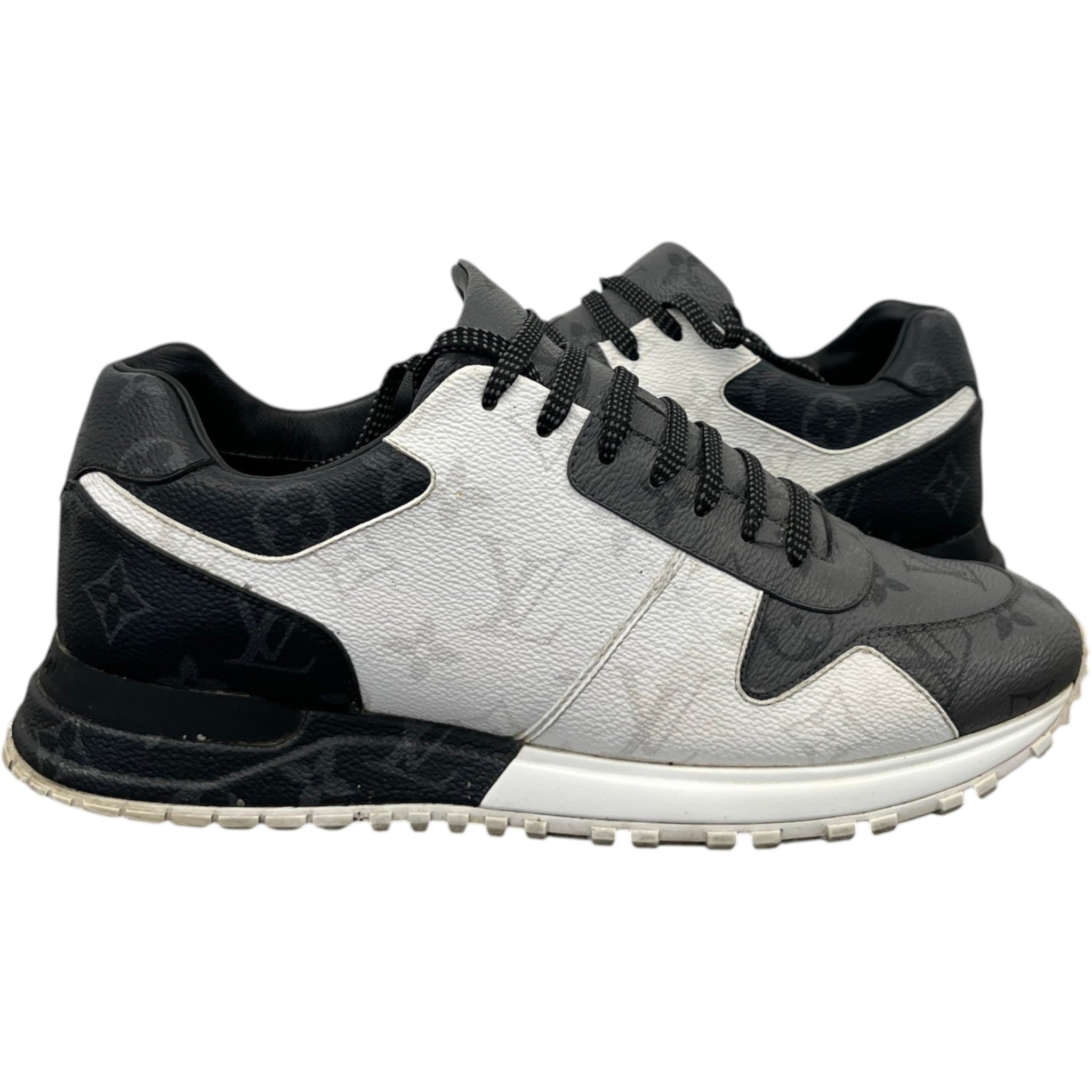 Men's Triple Monogram Run Away Low Trainers Black Size EU 39.5 / UK 5.5