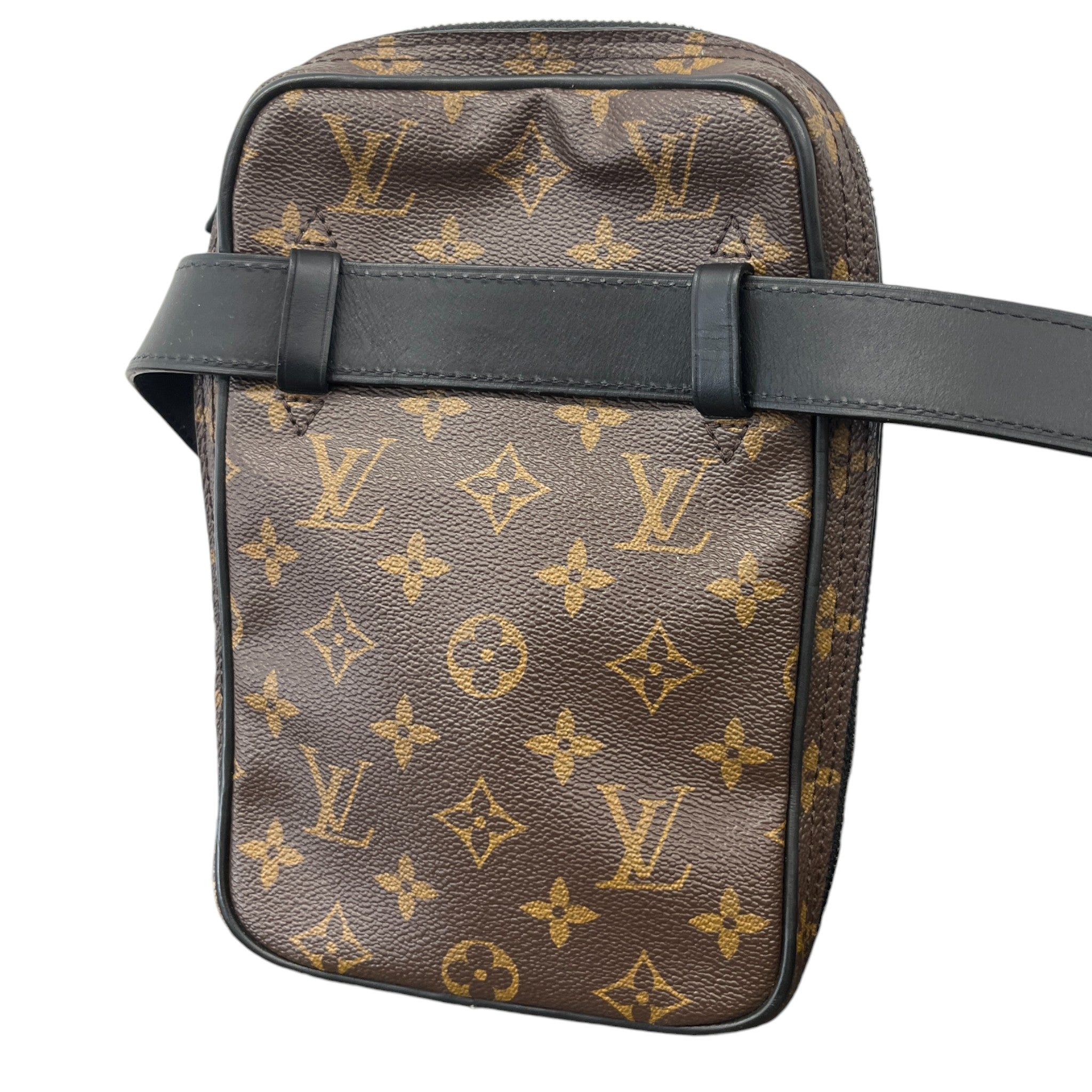 Men's Monogram Utility Side Belt Bag Brown