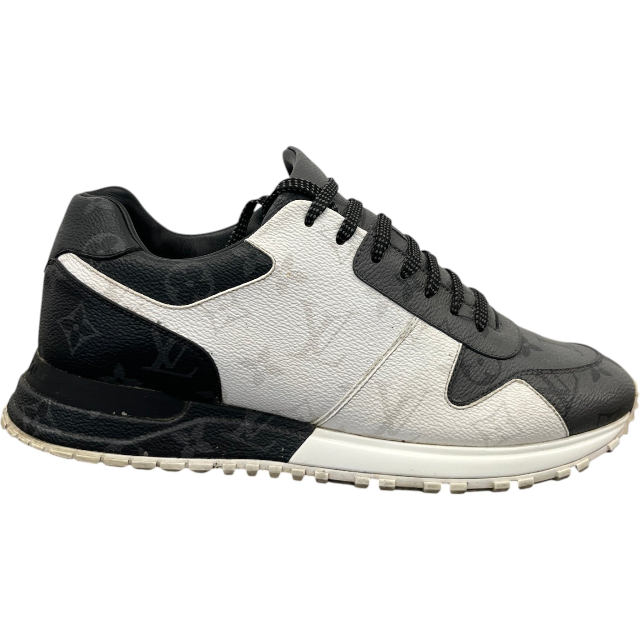 Men's Triple Monogram Run Away Low Trainers Black Size EU 39.5 / UK 5.5