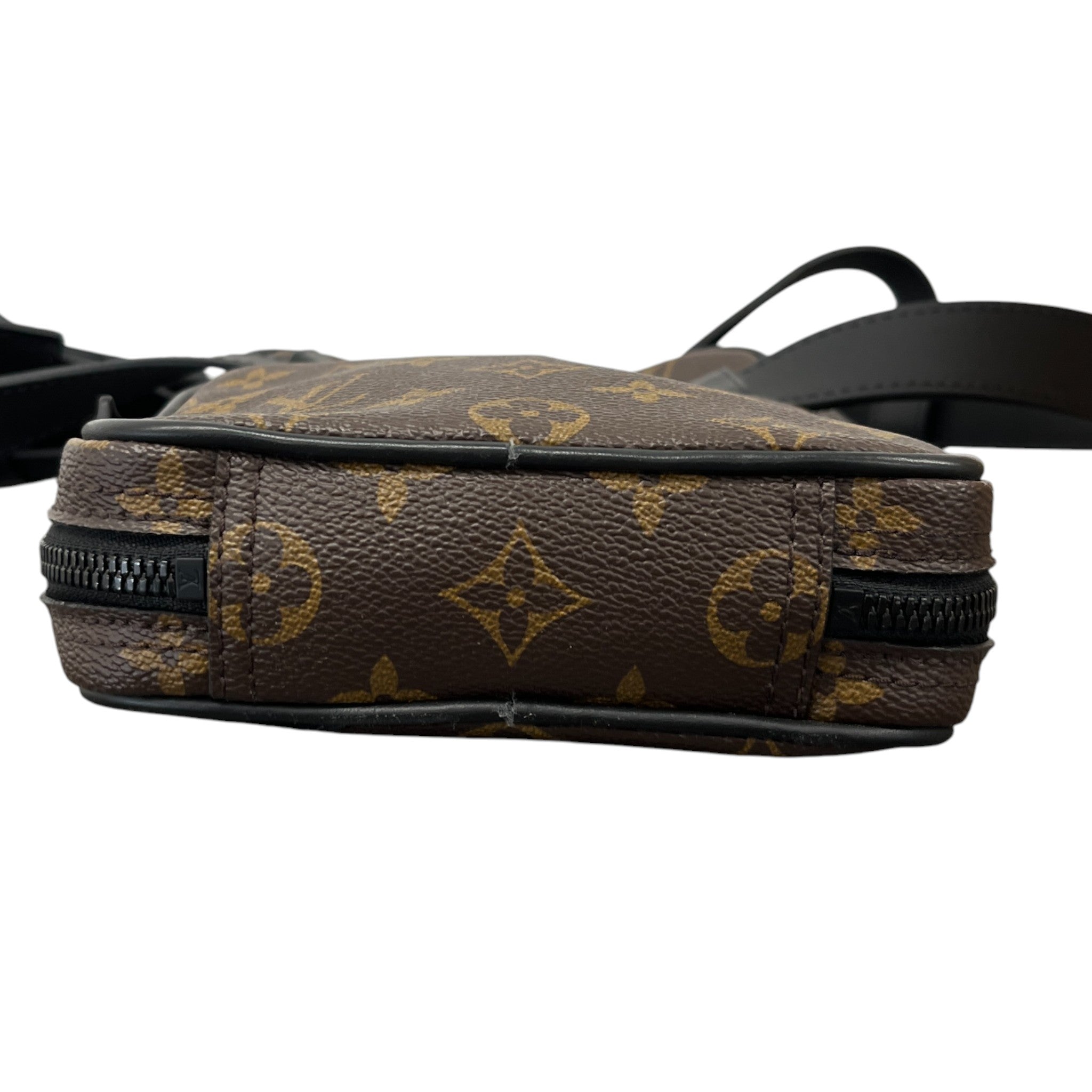 Men's Monogram Utility Side Belt Bag Brown