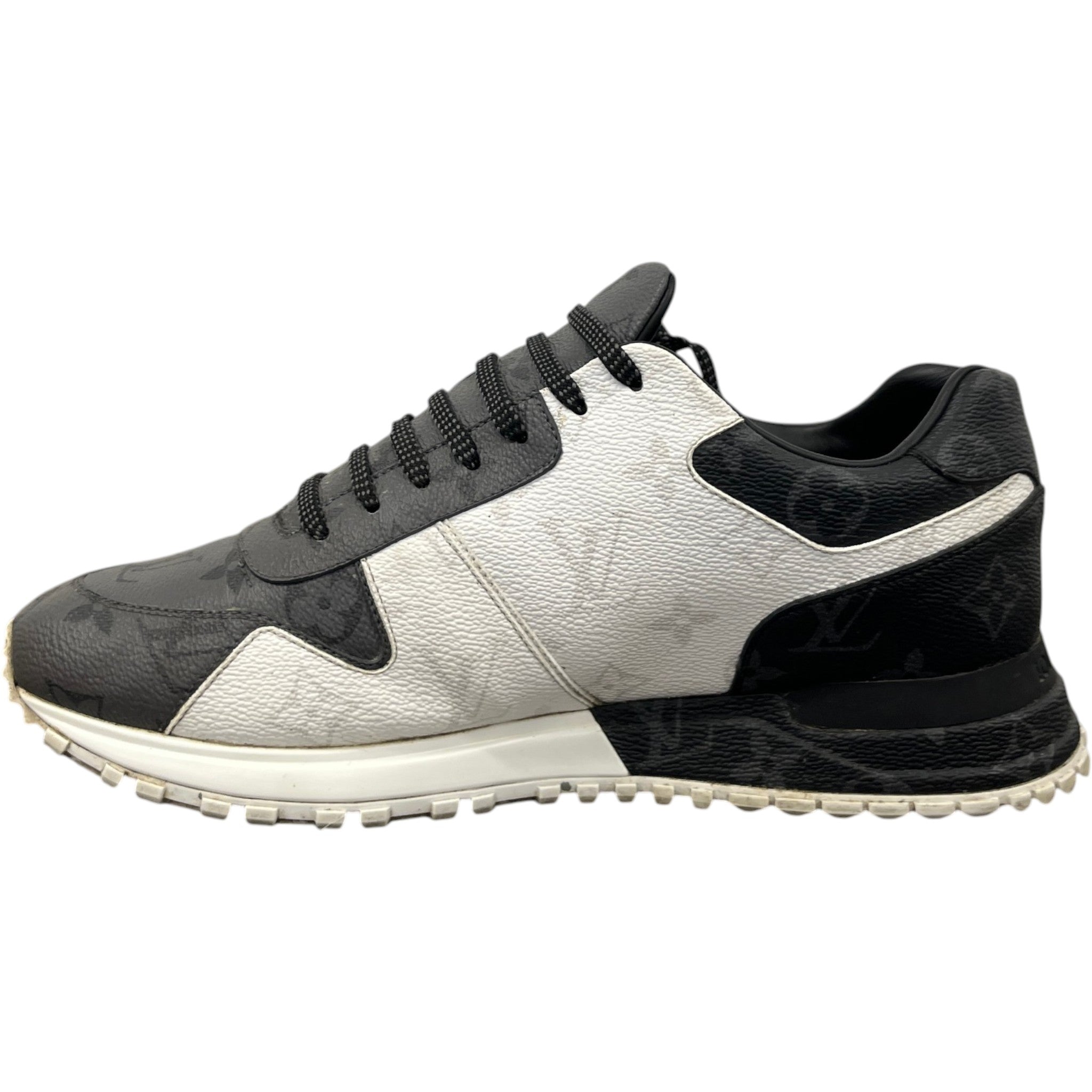 Men's Triple Monogram Run Away Low Trainers Black Size EU 39.5 / UK 5.5