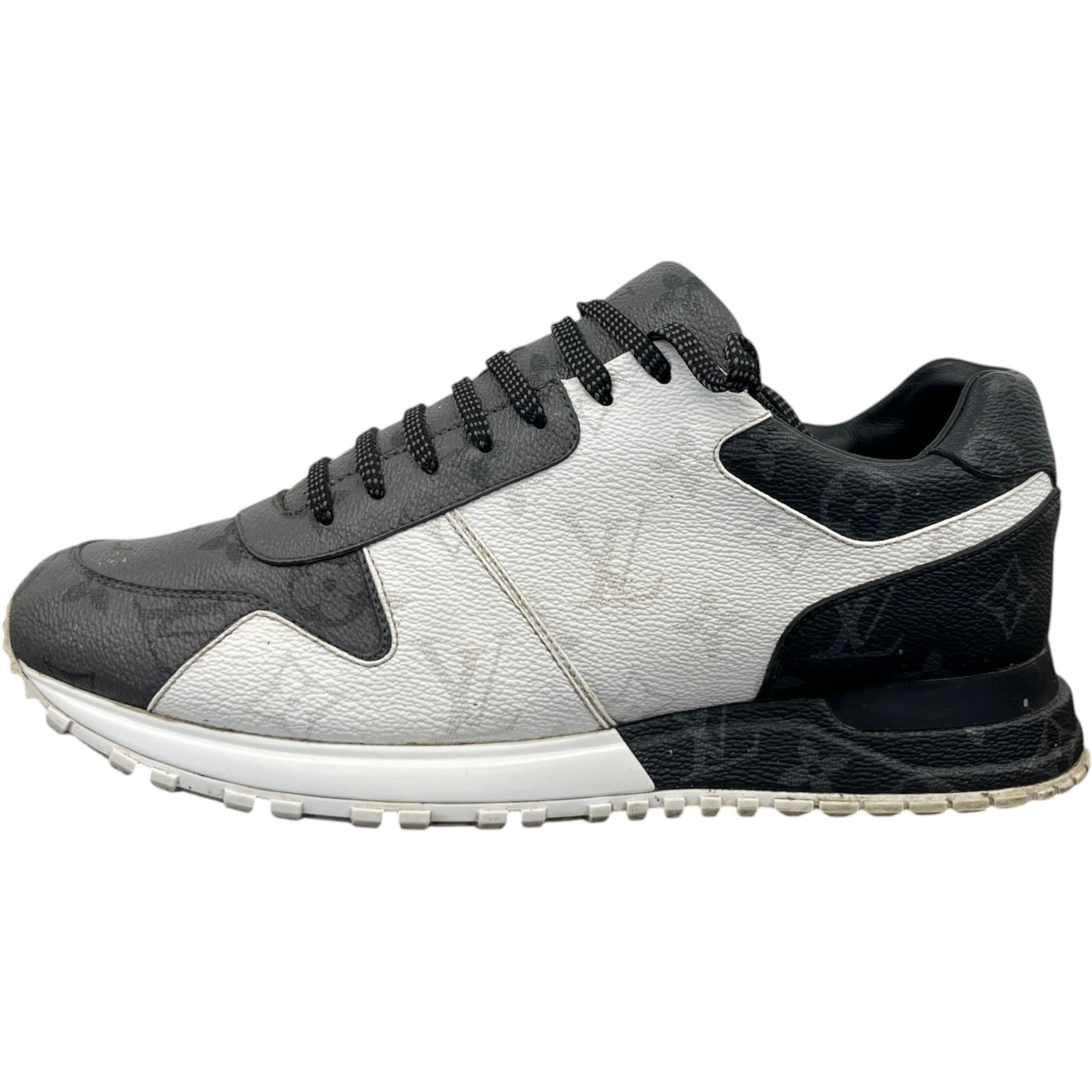 Men's Triple Monogram Run Away Low Trainers Black Size EU 39.5 / UK 5.5