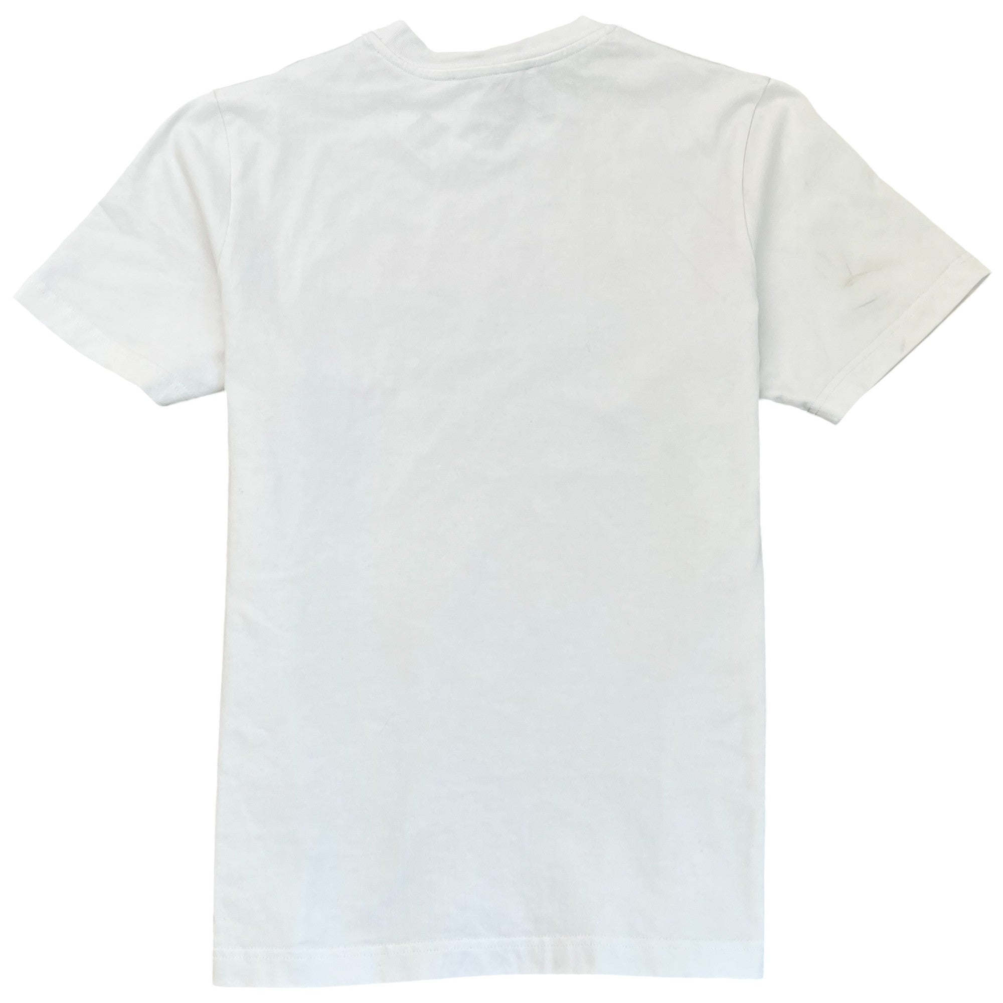 Men's Clouds Short Sleeve Shirt White Size S
